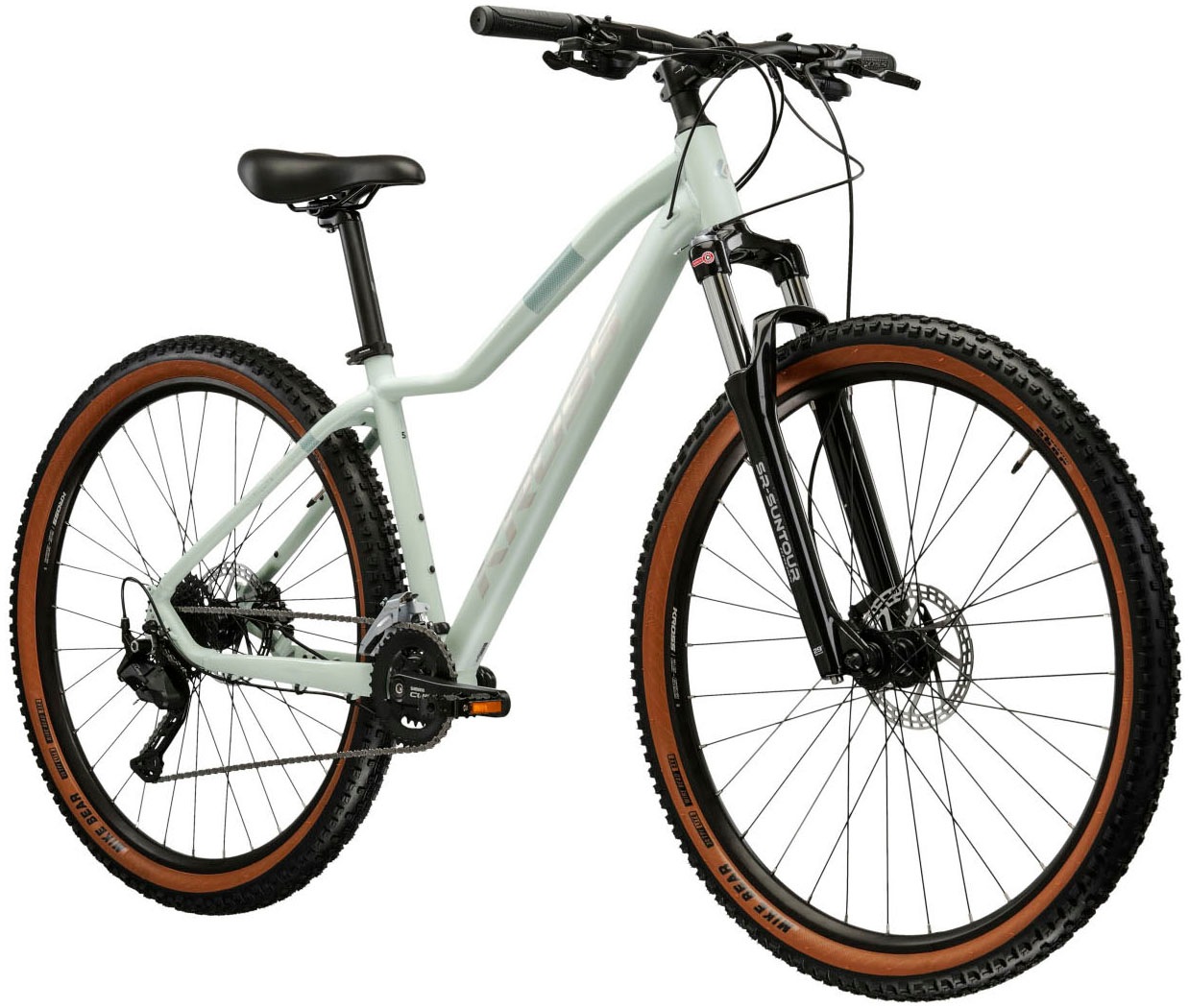Kross Mountainbike »KROSS Mountainbike Hardtail Damen 27.5" Lea 5.0 ULT.RA mint 18 Gänge« 18 Gang Shimano CUES U3020 Schaltwerk Kettenschaltung