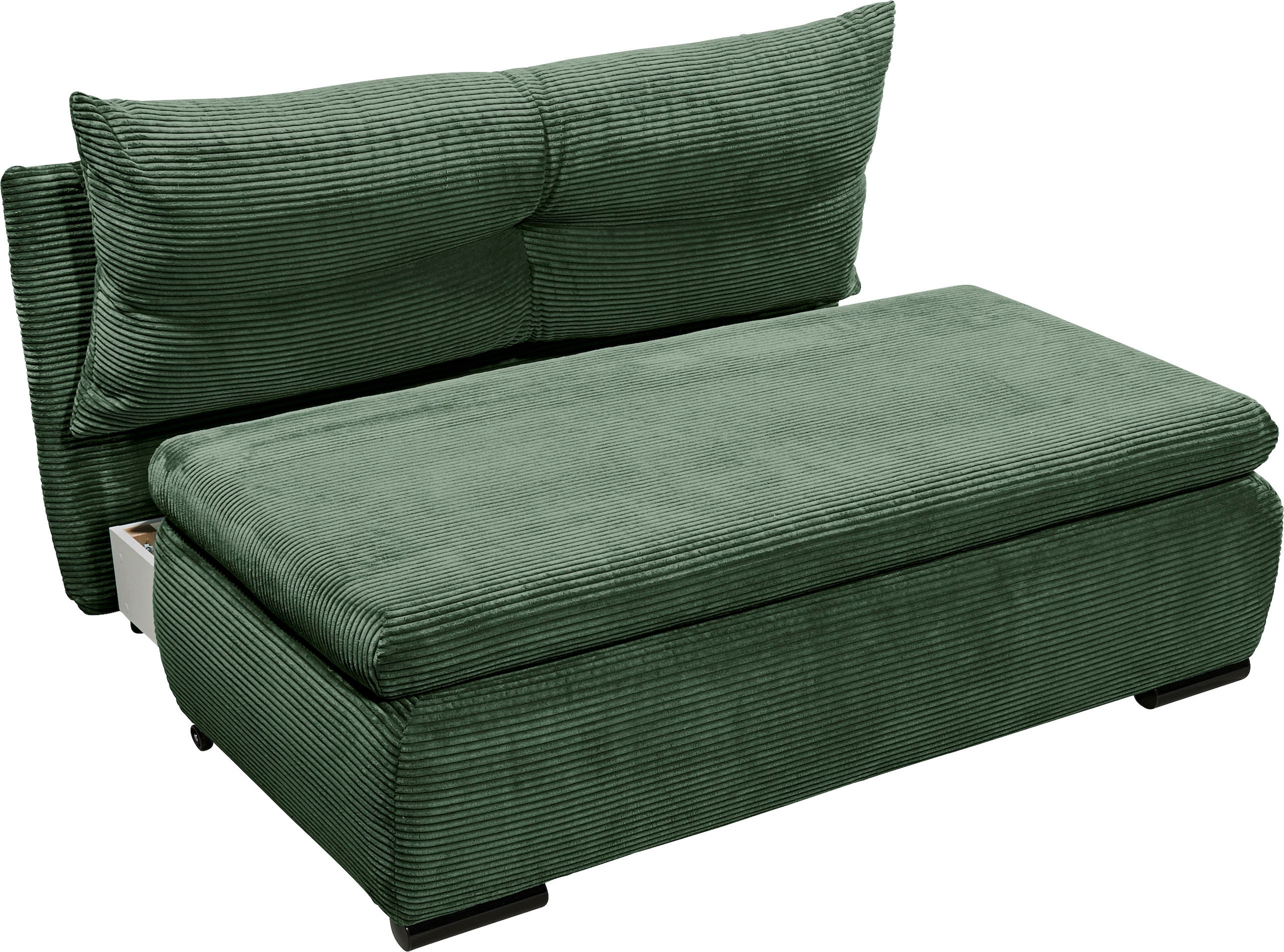 ED EXCITING DESIGN Schlafsofa »Charlie«, Schlafsessel mit Bettkasten & 1 Rückenkissen