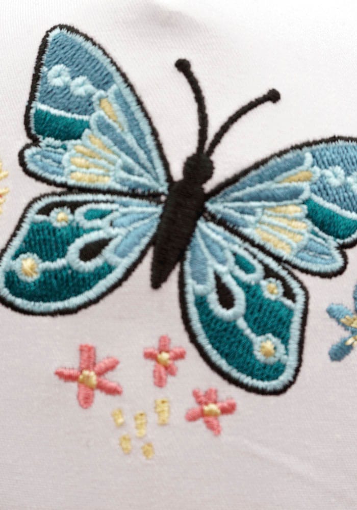 MAXIMO Baseball Cap, Mädchencap Butterfly mit Stickerei
