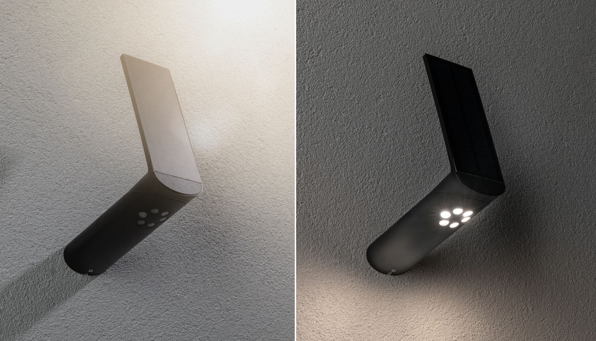 Paulmann LED Außen-Wandleuchte »Ilias«, 3 flammig, Leuchtmittel LED-Board | LED fest integriert, LED-Board, Solar, mit Bewegungsmelder