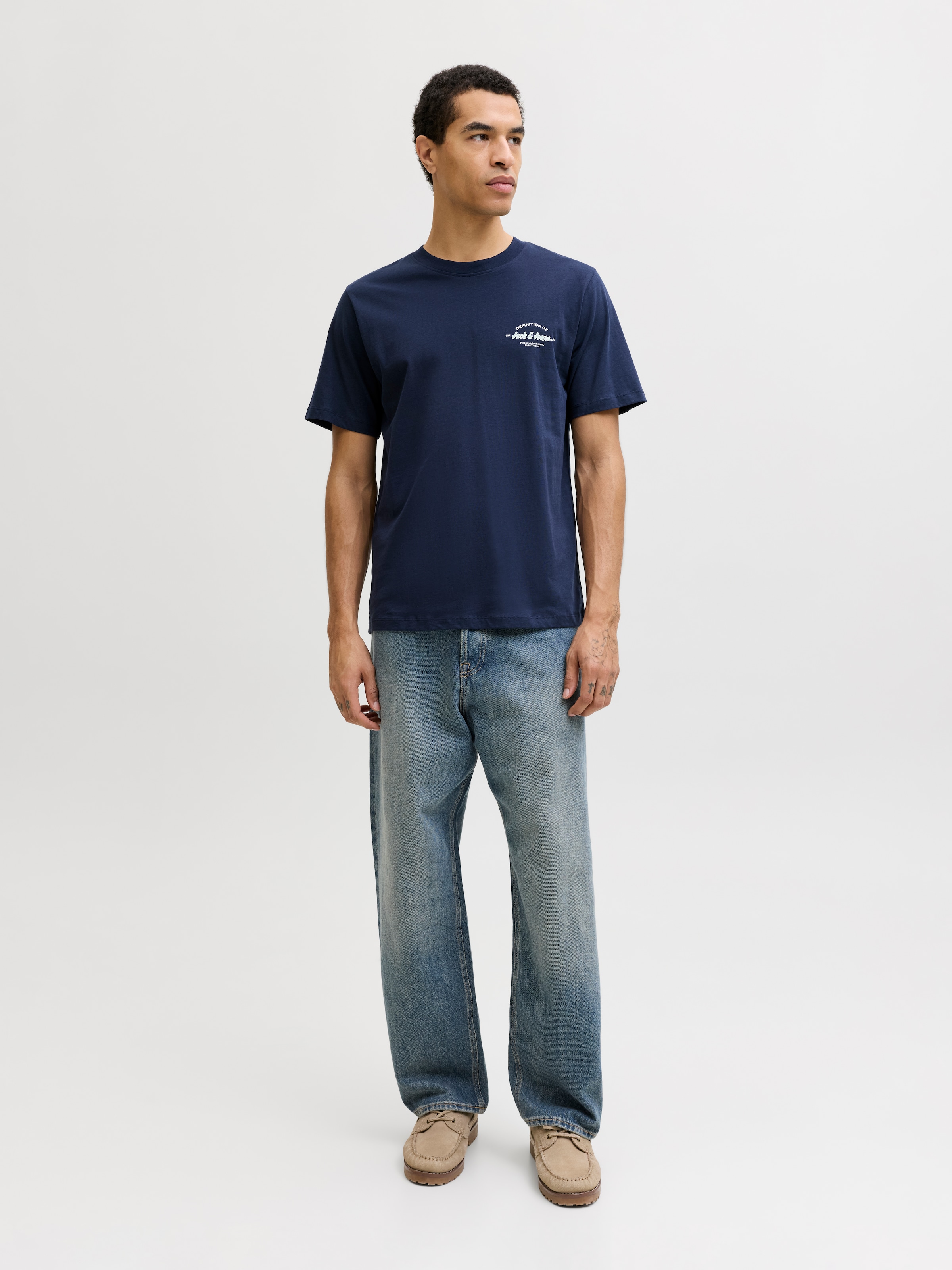 Jack & Jones Rundhalsshirt »JJBRANDON TEE SS CREW NECK«