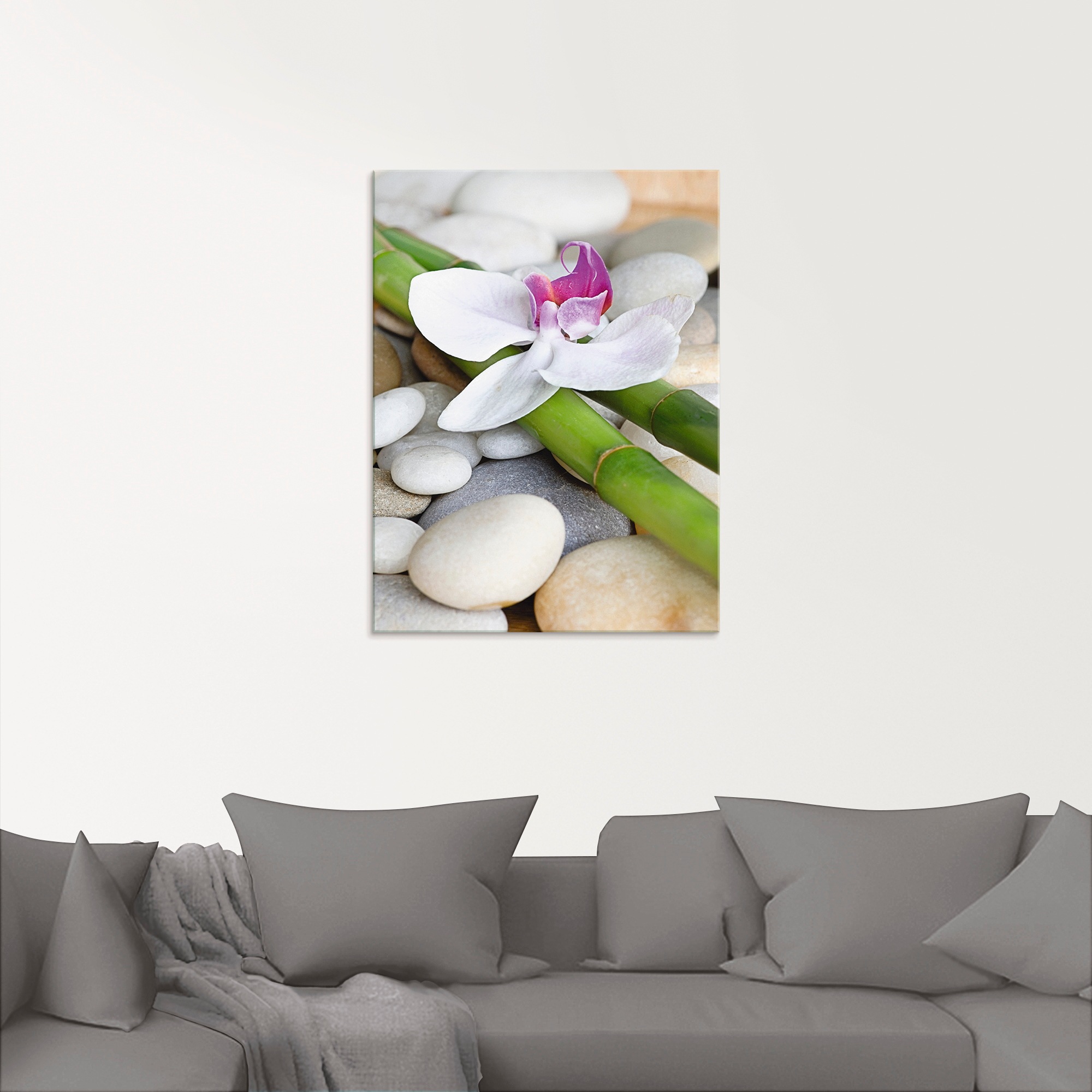 Artland Glasbild »Zen Orchidee«, Zen, (1 St.), in verschiedenen Größen günstig online kaufen