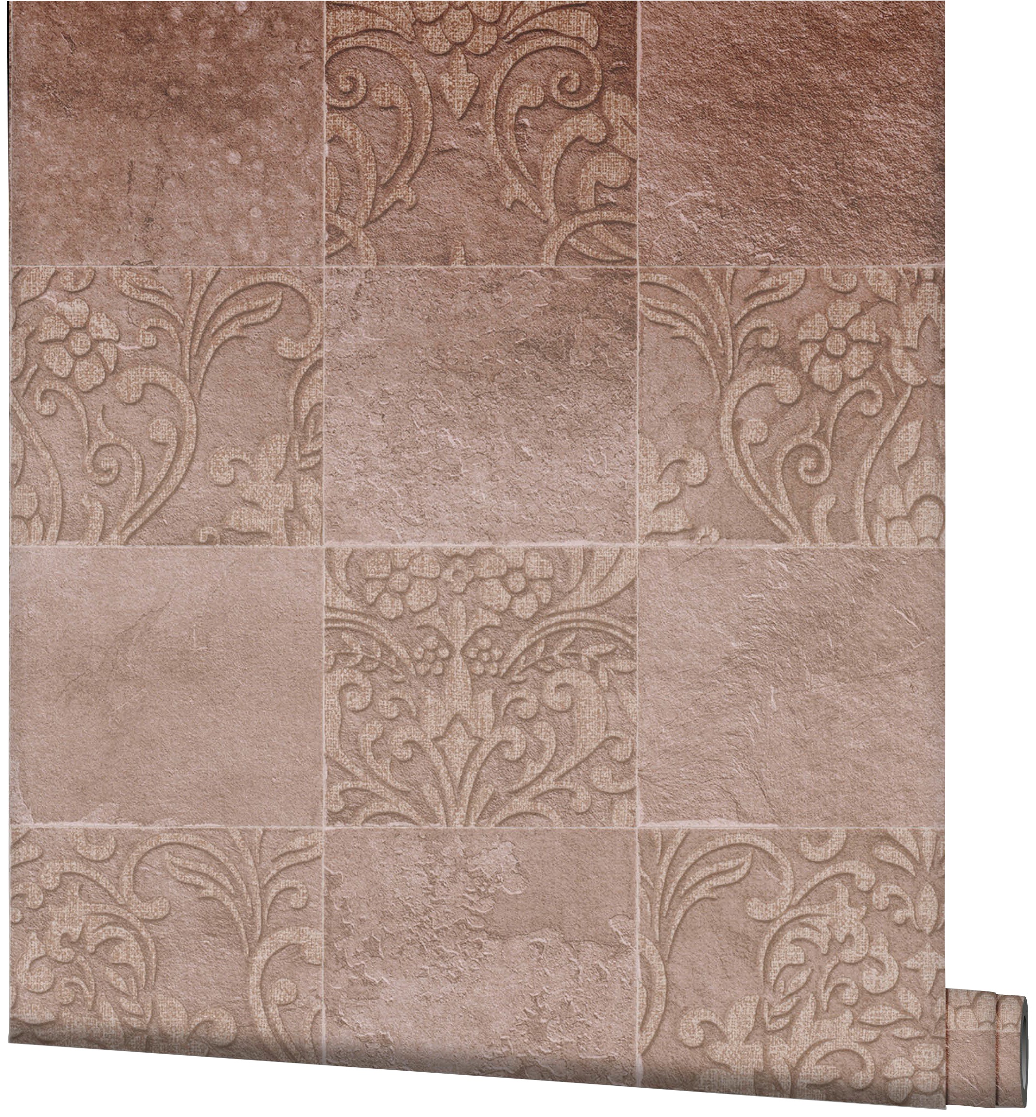 Novamur Vliestapete gemustert moderne Tapete für Wohnzimmer Schlafzimmer Küche