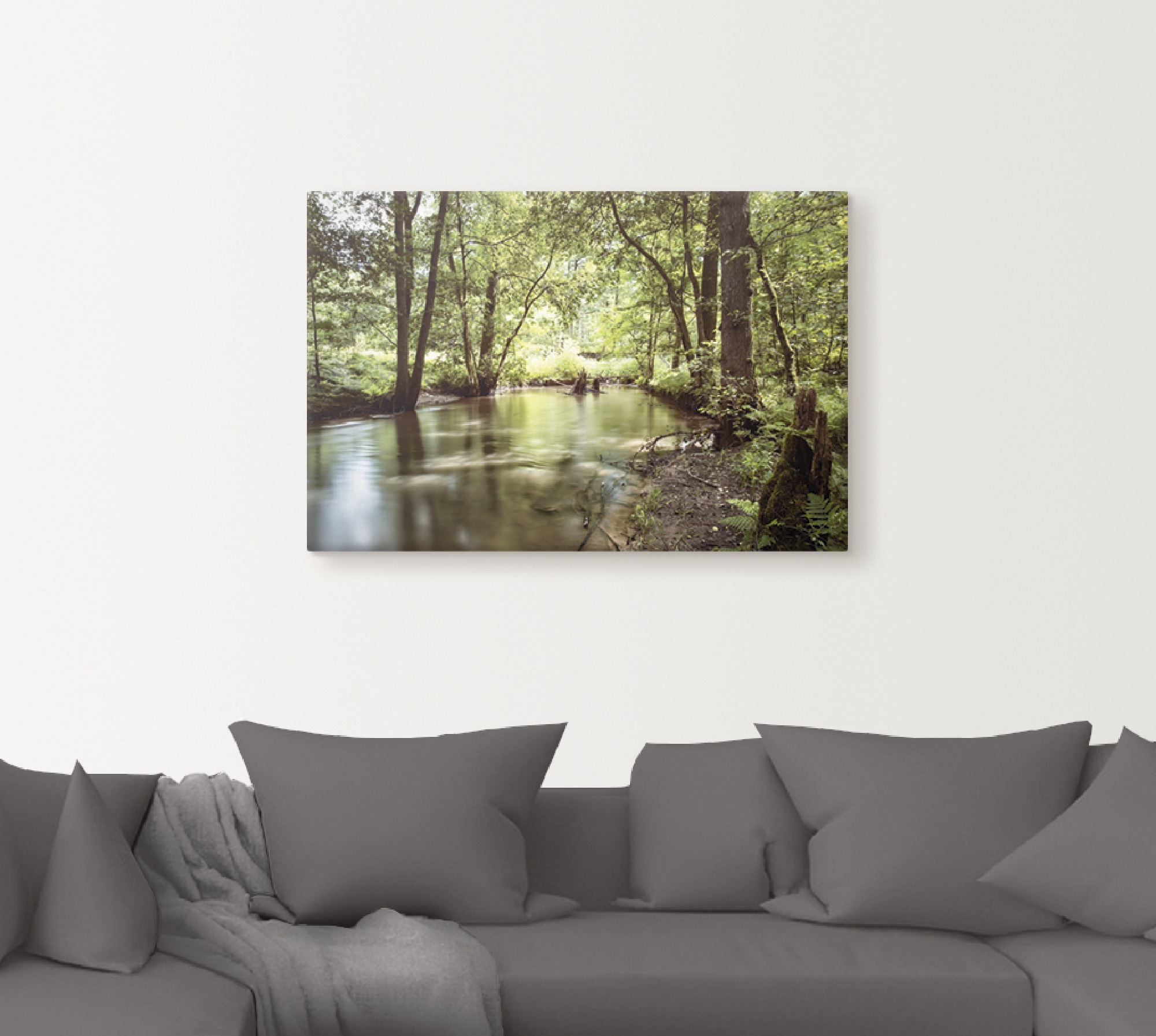 Artland Leinwandbild »Spessart II«, Wald, (1 St.), auf Keilrahmen gespannt