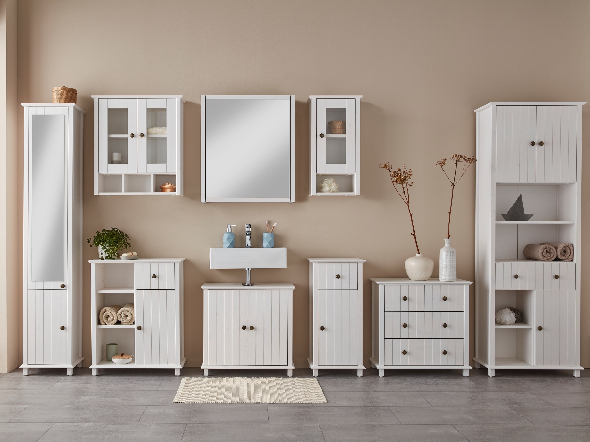 Home affaire Badkommode »Vili« Badezimmerschrank, Unterschrank, 4 Schublade günstig online kaufen