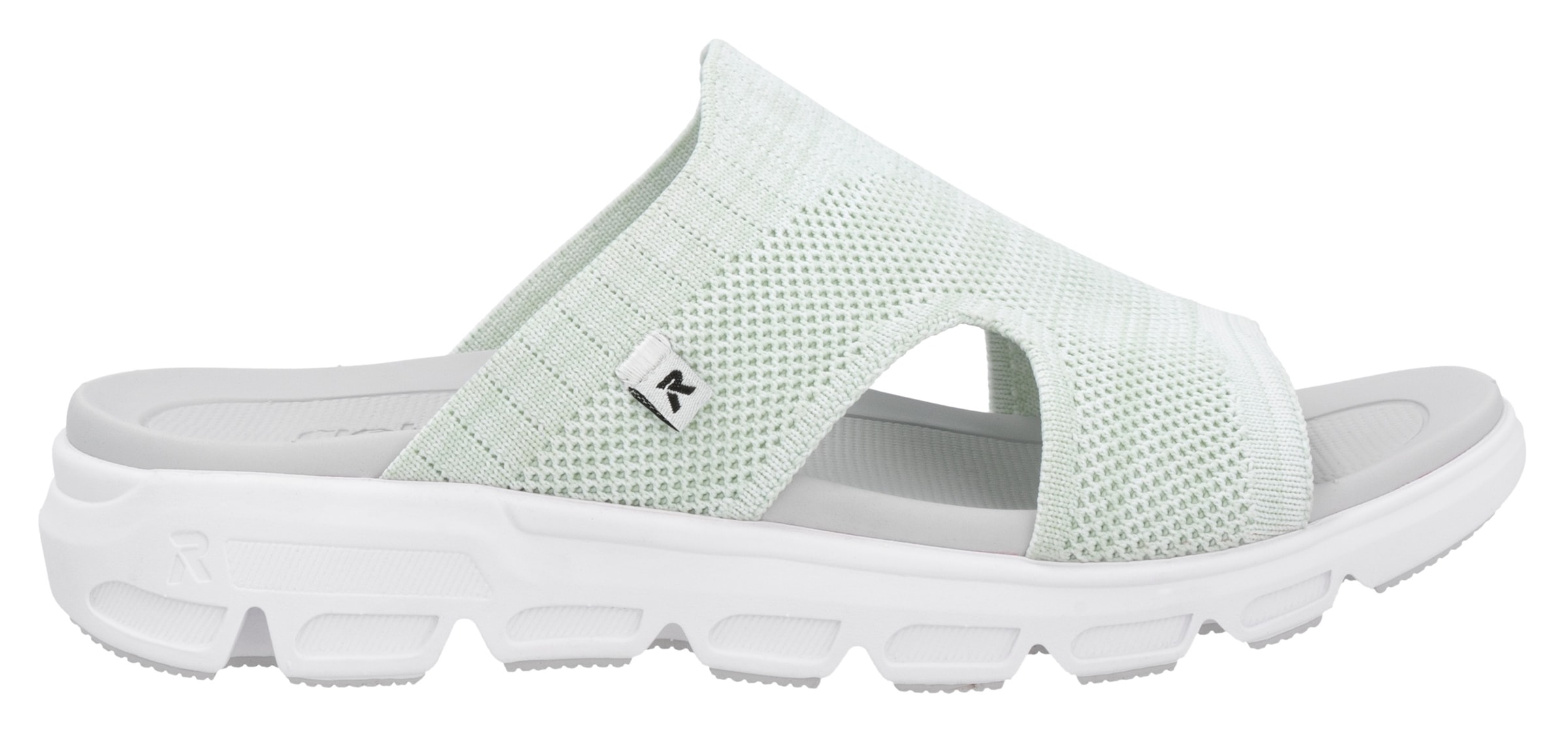 RIEKER Sport Pantolette, Sommerschuh, Schlappen, Poolslides, Strandschuh, maschinenwaschbar