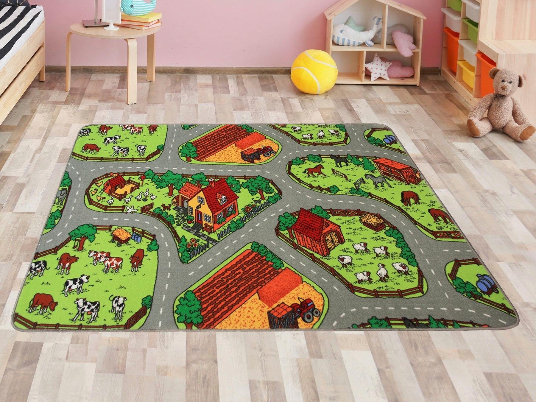 Primaflor-Ideen in Textil Kinderteppich »BAUERNHOF, Made in Belgium«, recht günstig online kaufen