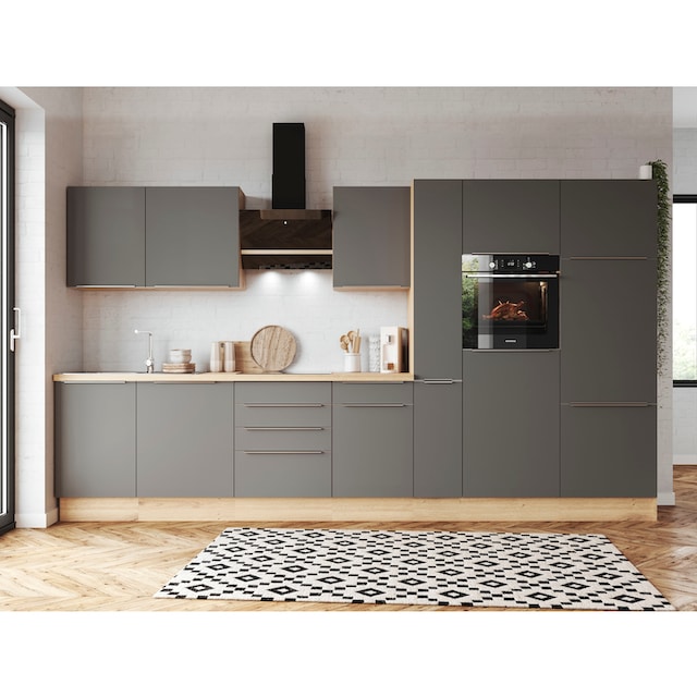 RESPEKTA Küchenzeile »Safado aus der Serie Marleen«, Breite 370 cm, mit Soft -Close auf Raten kaufen