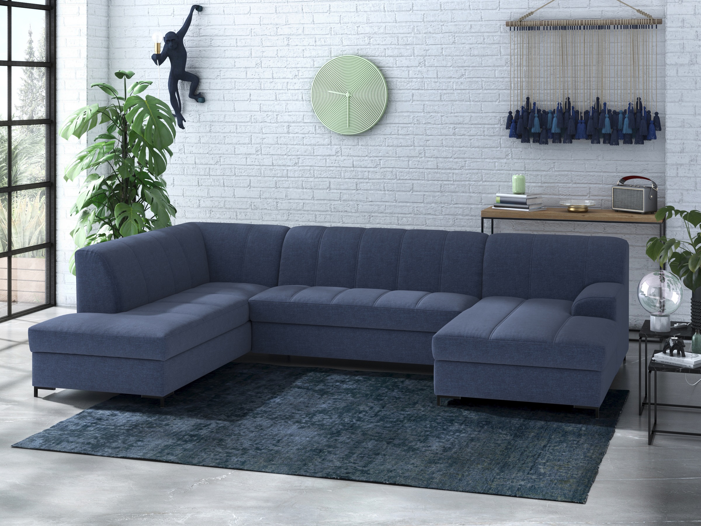 Home affaire Wohnlandschaft »Balme, moderne Formensprache, zeitloses Design günstig online kaufen