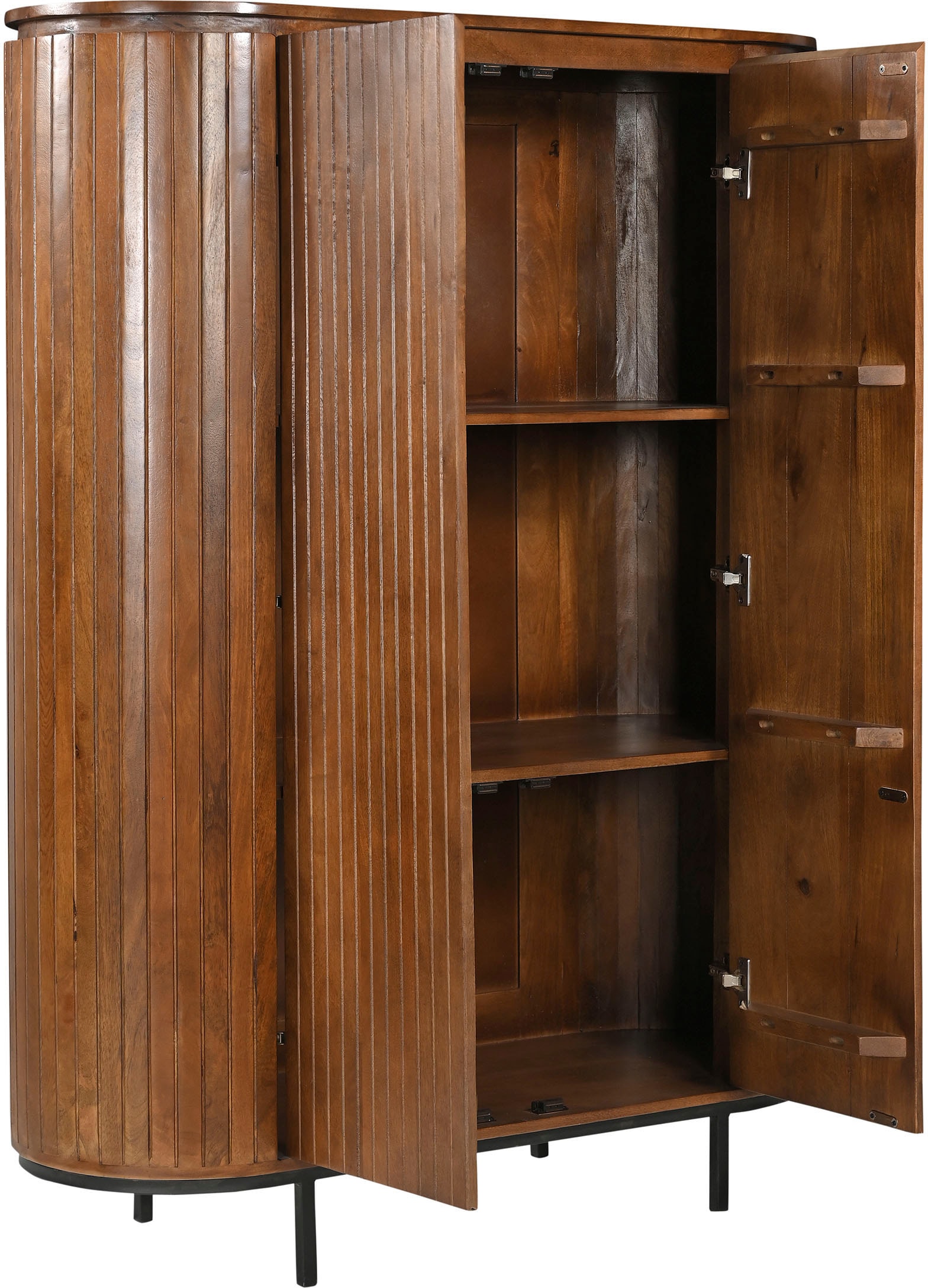 SIT Highboard »MANGO NATURAL«, (1 St.), mit Lamellenfront