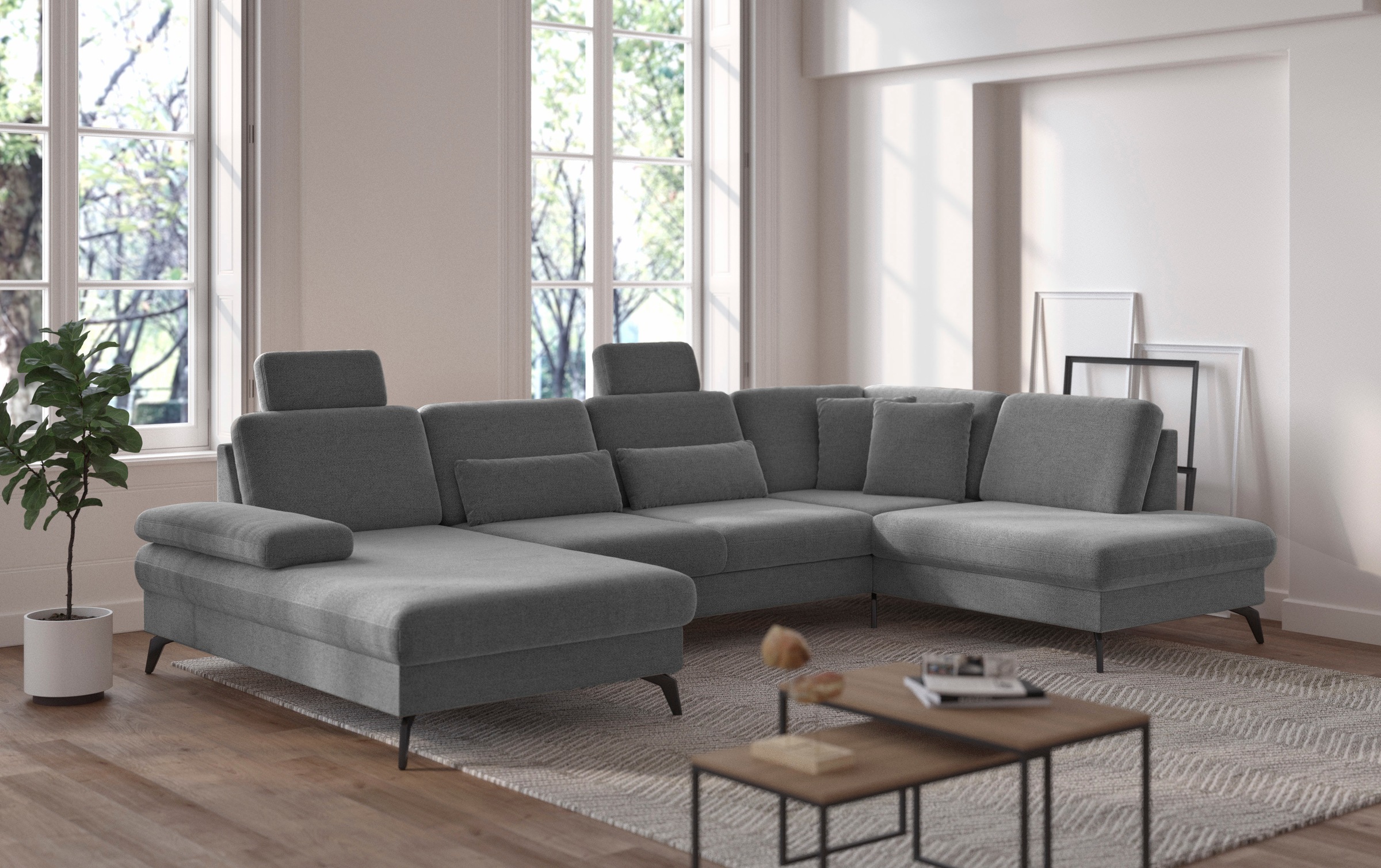 sit&more Wohnlandschaft "Morris Jubi" wahlweise mit Armteilverstellung, Bet günstig online kaufen