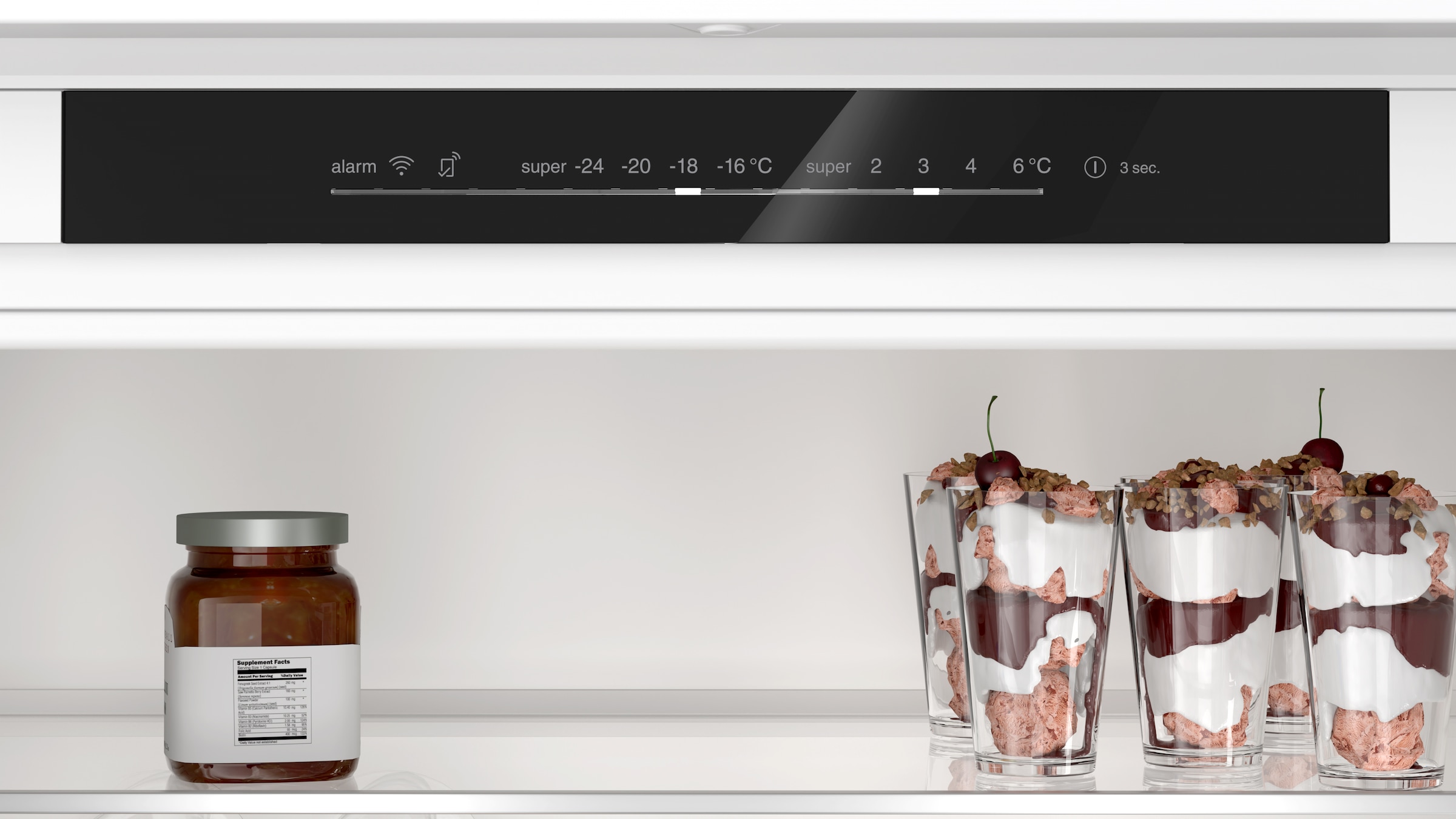 BOSCH Einbaukühlgefrierkombination Serie 4 »KBN96VFE0«