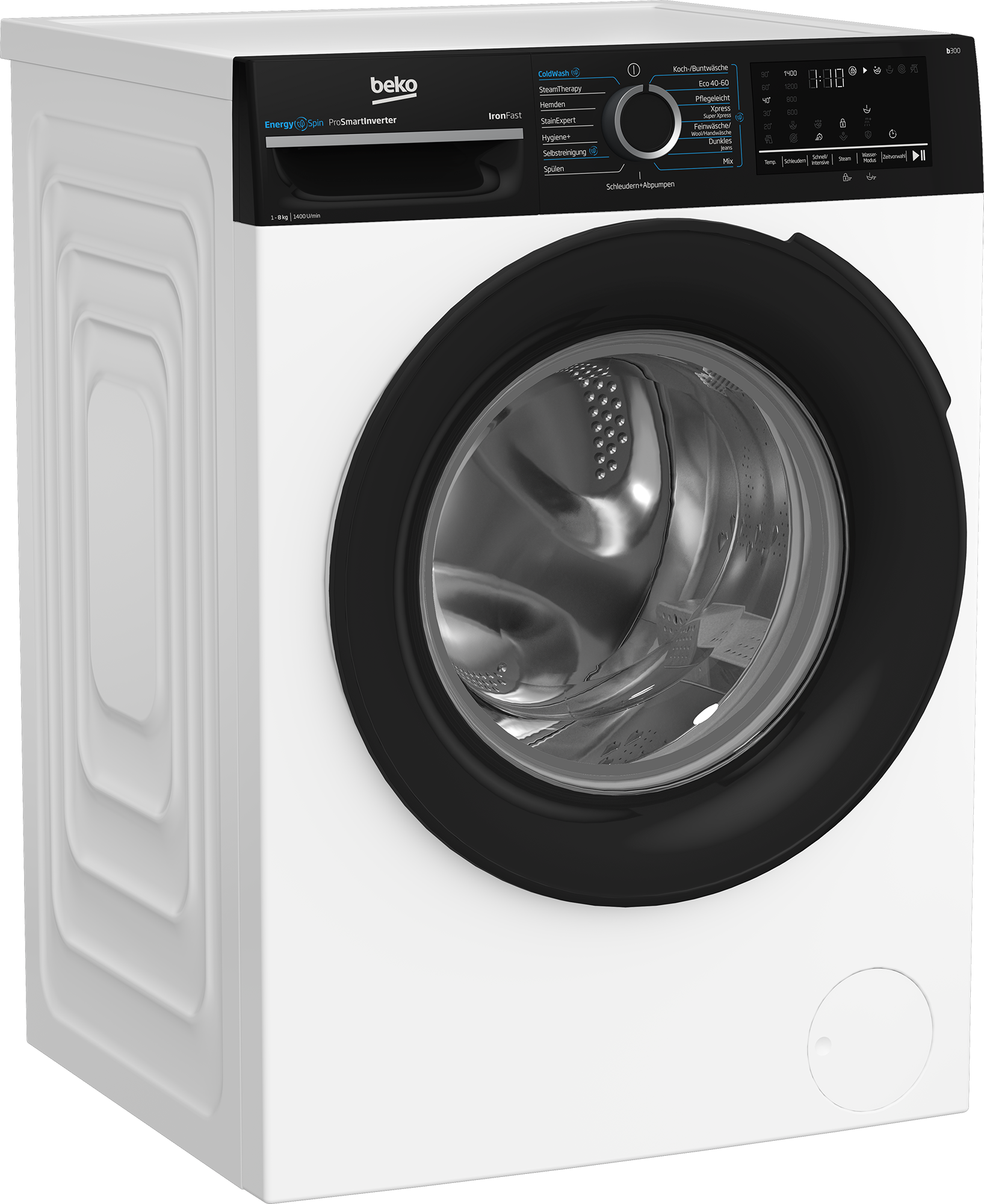 BEKO Waschmaschine »BM3WFU4841W«, 8 kg, 1400 U/min, Waschen mit EnergySpin: günstig online kaufen