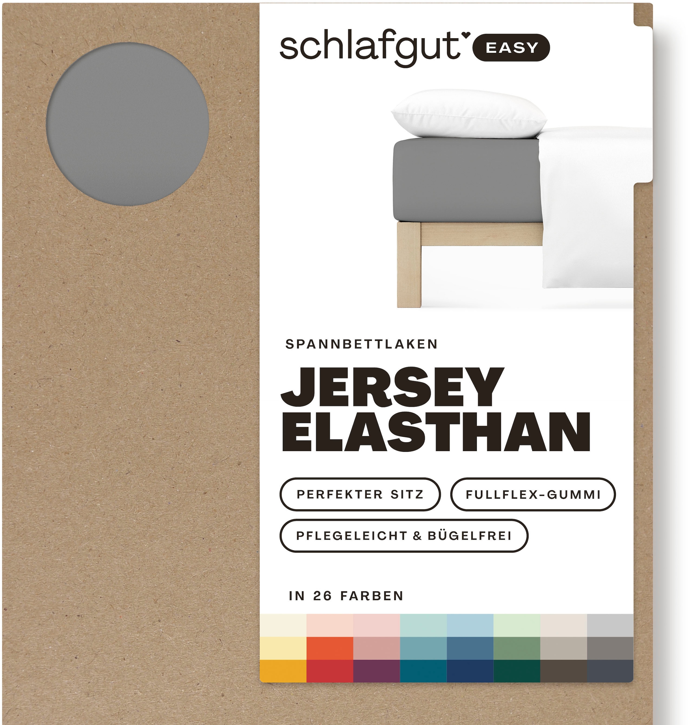 Schlafgut Spannbettlaken »EASY Jersey Elasthan«, MADE IN GREEN by OEKO-TEX® günstig online kaufen