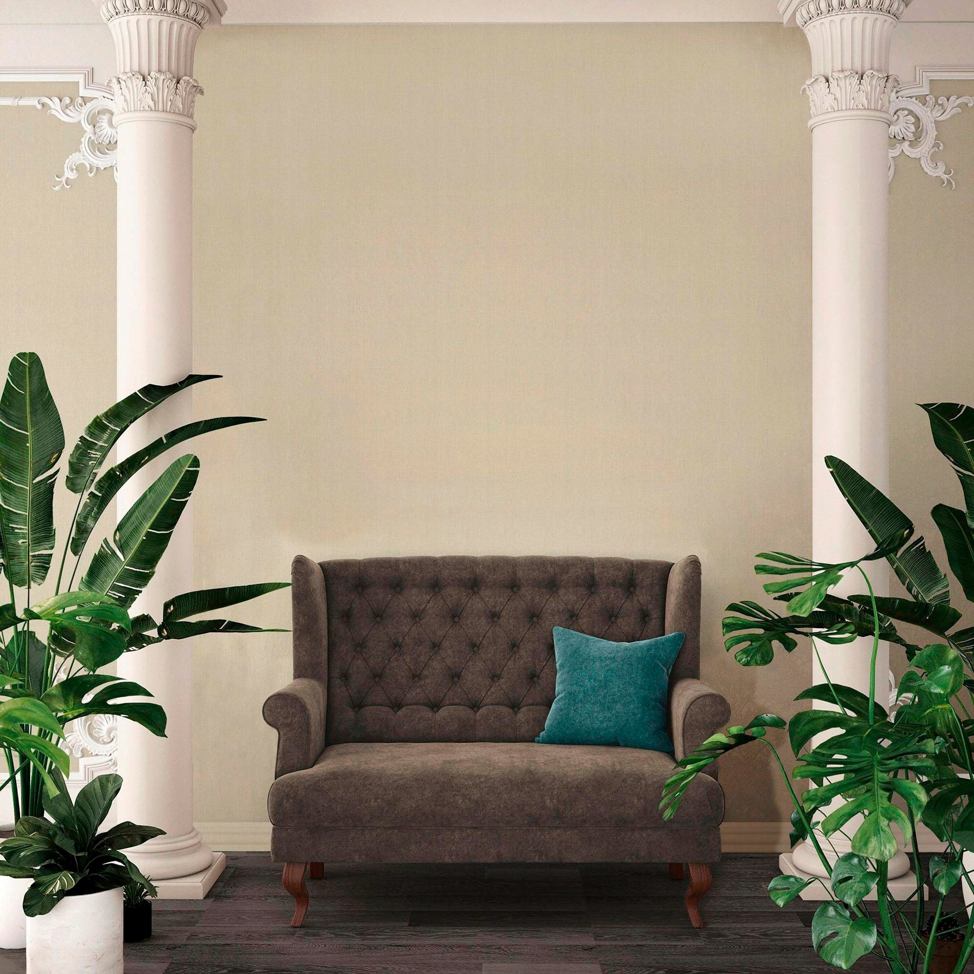 Architects Paper Vliestapete »Absolutely Chic«, unifarben-einfarbig-Strukturmuster, Designtapete Tapete Struktur Tapeten Wohnzimmer Schlafzimmer Küche