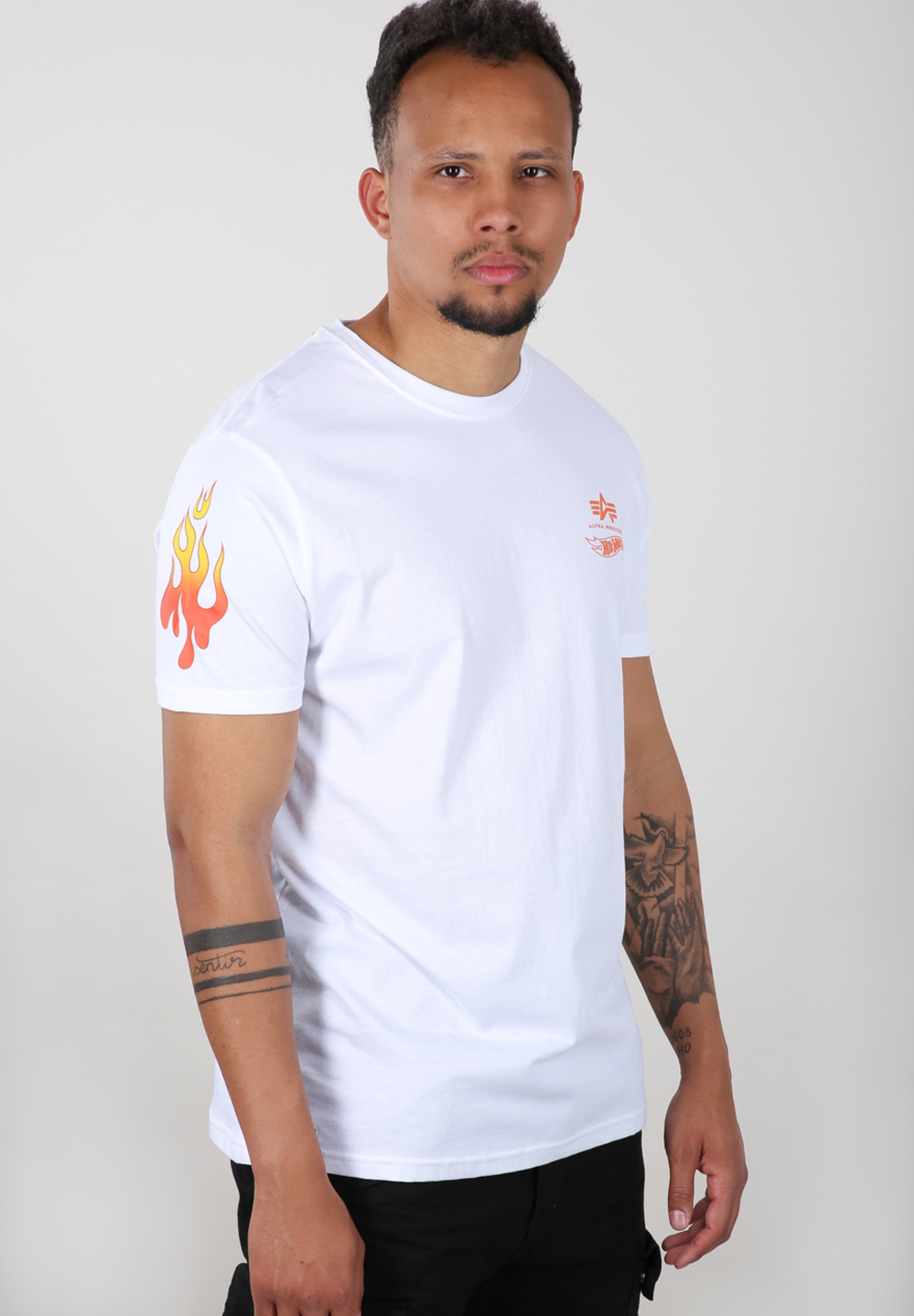 Alpha Industries T-Shirt »Alpha Industries Men - T-Shirts Flame T-Shirt«
