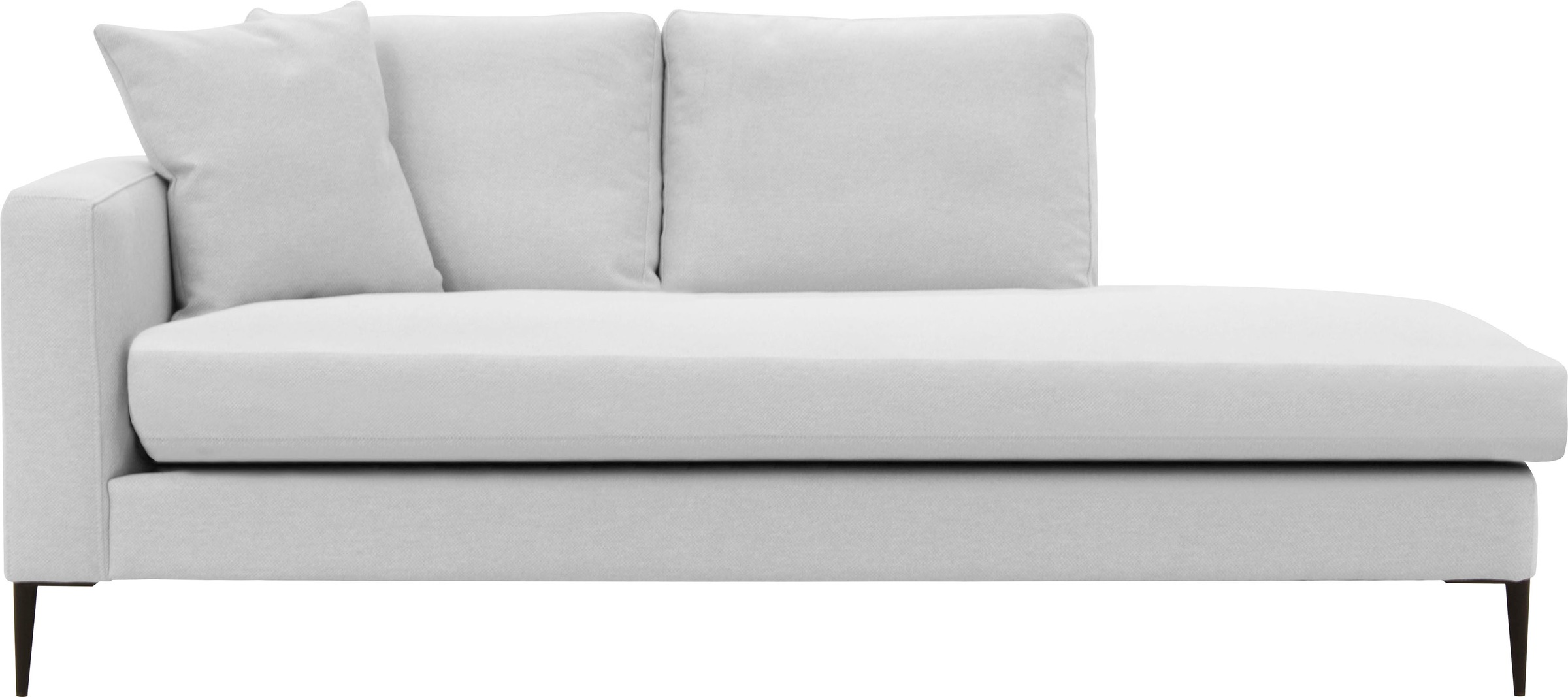 Home affaire Recamiere »Cozy Chaiselongue, Maße B/T/H: 195/97/80 cm« mit lo günstig online kaufen