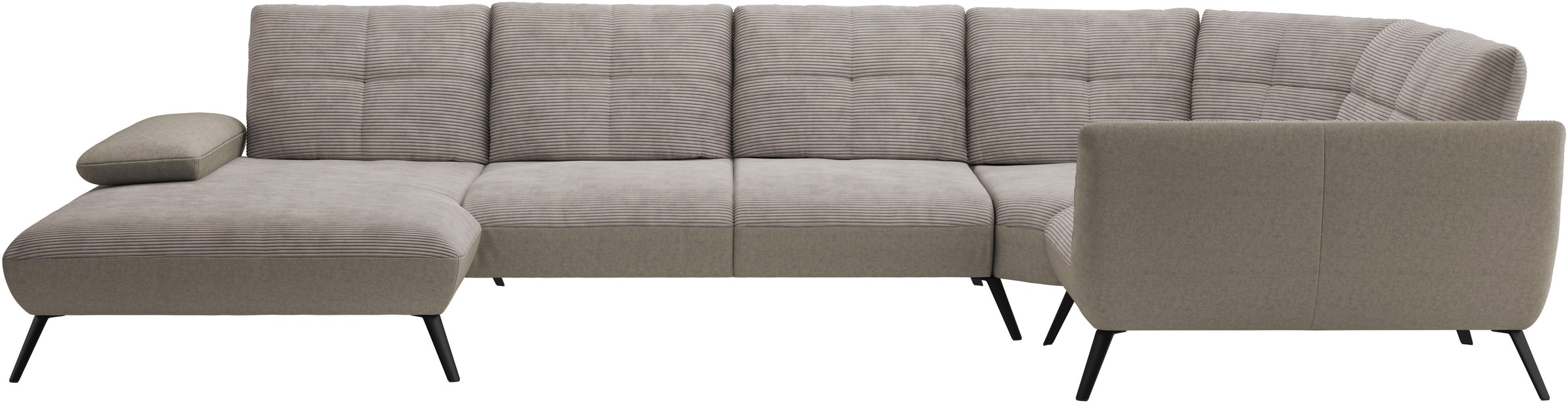 OTTO home Wohnlandschaft "Mikado U-Form" inkl. Sitztiefenverstellung und Ar günstig online kaufen