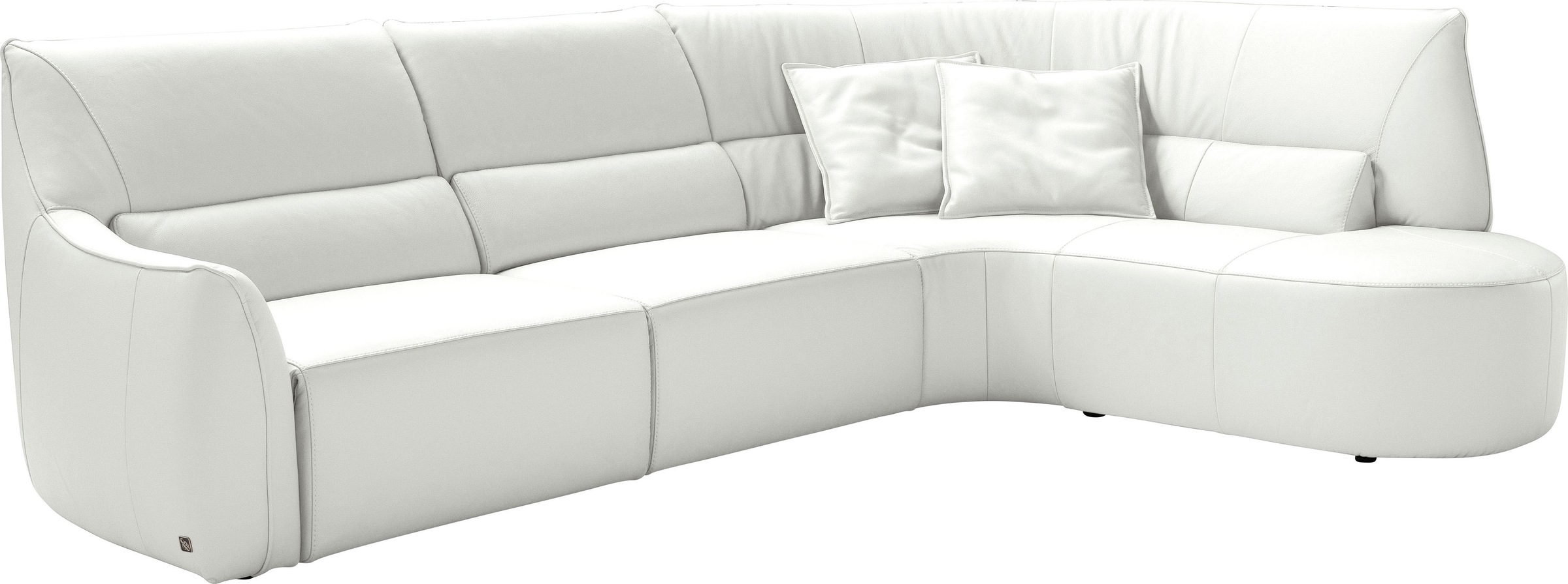 Egoitaliano Ecksofa »Puffy, extravagant & edel, Retro Designsofa, hoher Sit günstig online kaufen