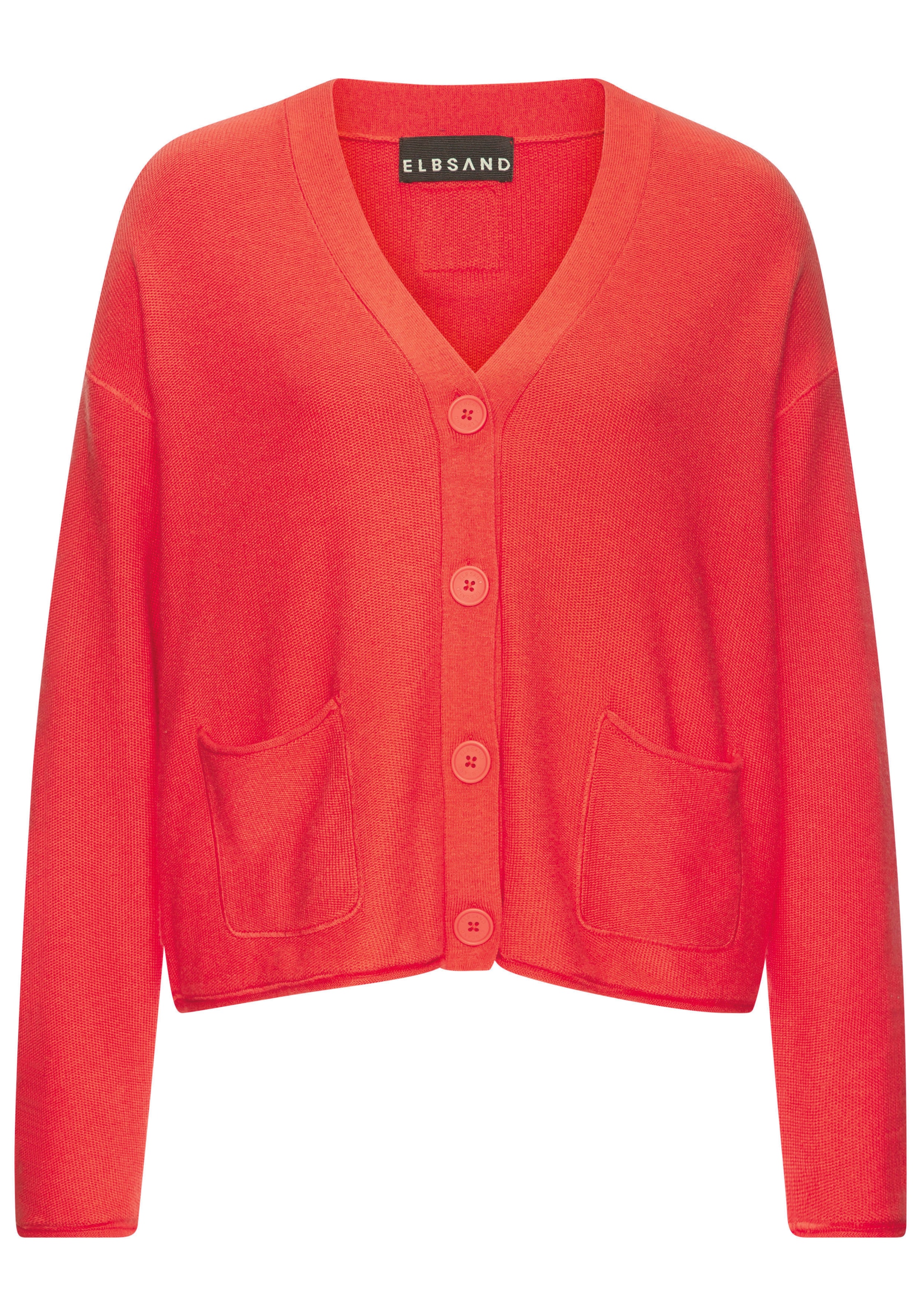 Elbsand Strickjacke aus hochwertigem Feinstrick, Loungewear