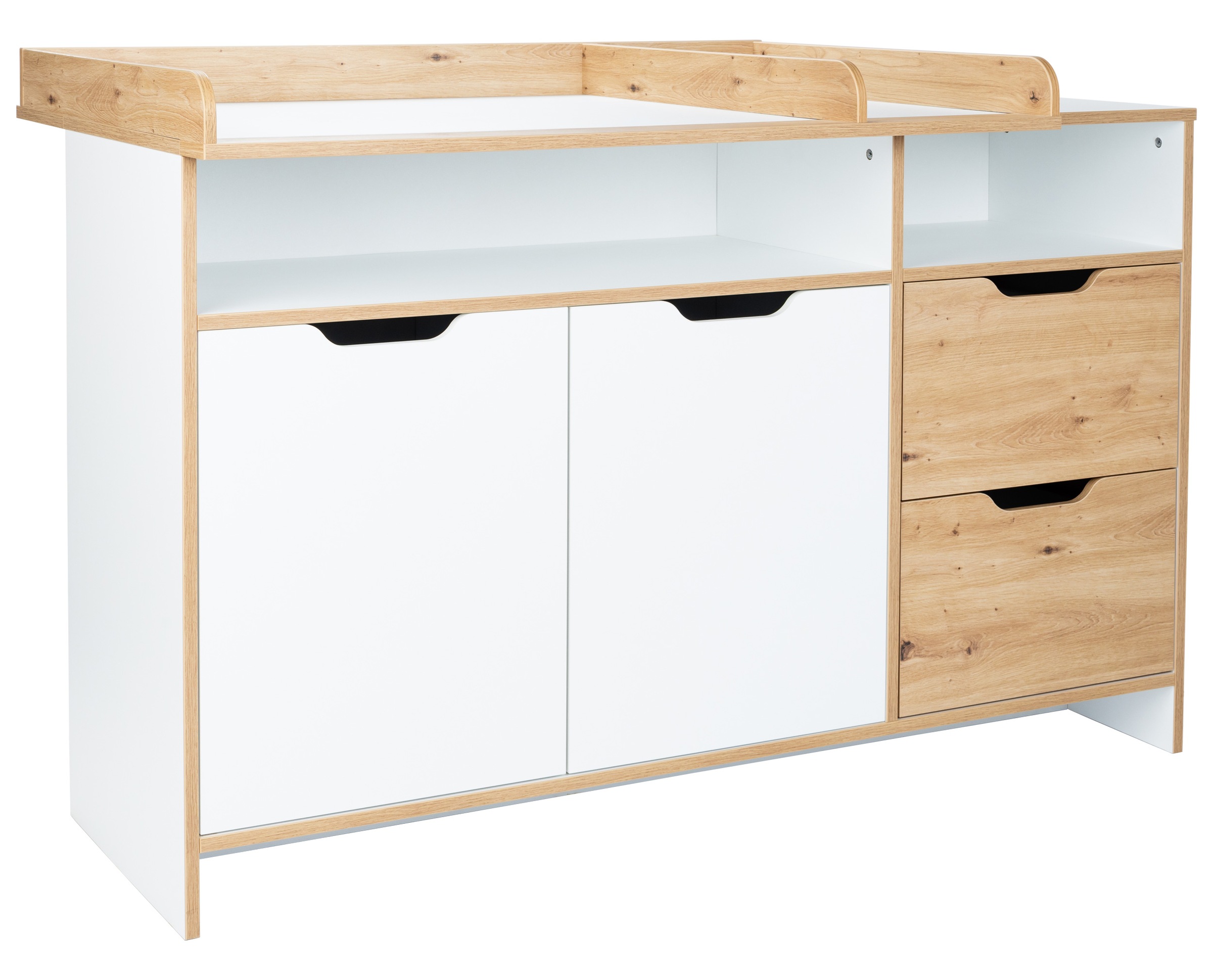 arthur berndt Babymöbel-Set »Babyzimmer Set »Maxim« 3-teilig«, (Set, 3 tlg., Babymöbel-Set »Maxim«), Gedämpfte Türen und Schubkästen