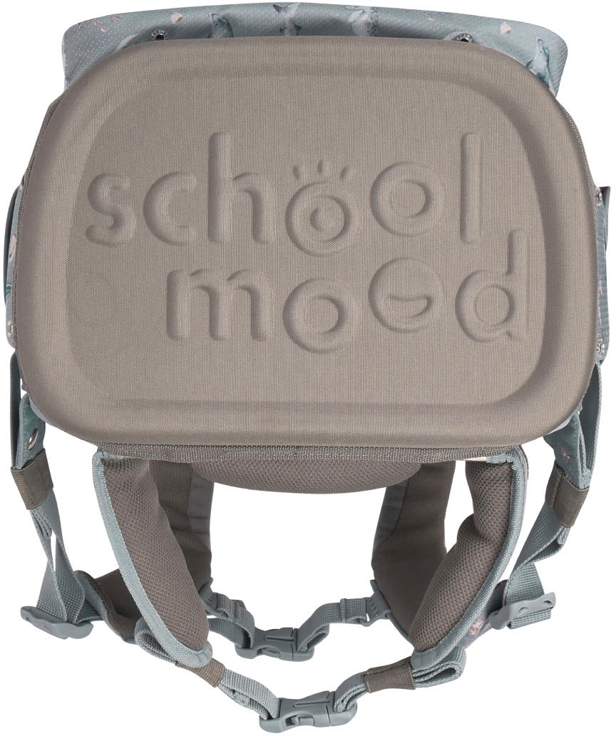 SCHOOL-MOOD® Schulranzen »Timeless, Nordic Collection, Aqua«, retroreflektierende Flächen, aus recyceltem Material
