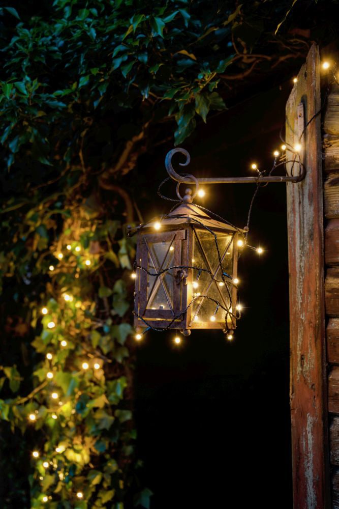 KONSTSMIDE LED-Lichterkette »Weihnachtsdeko aussen«, gefrostet, 200 warm weiße Dioden