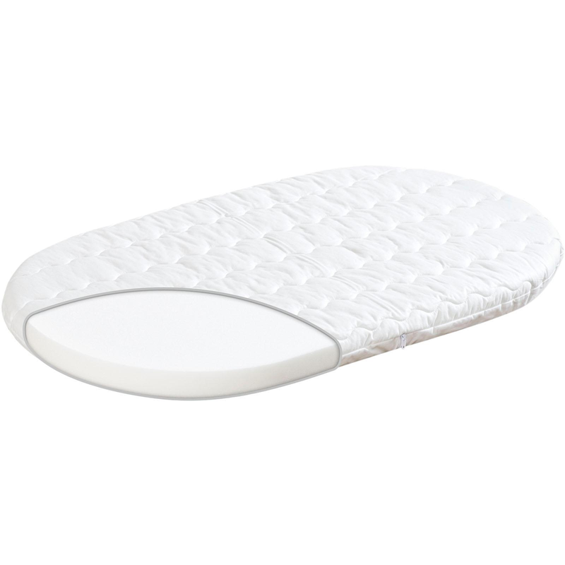TRÄUMELAND Babymatratze »Kleine Matratze Wash« 5 cm hoch 1 Stk. tlg. oval weiß Bezug: 100% Baumwolle 1 (0 kg - 65 kg)