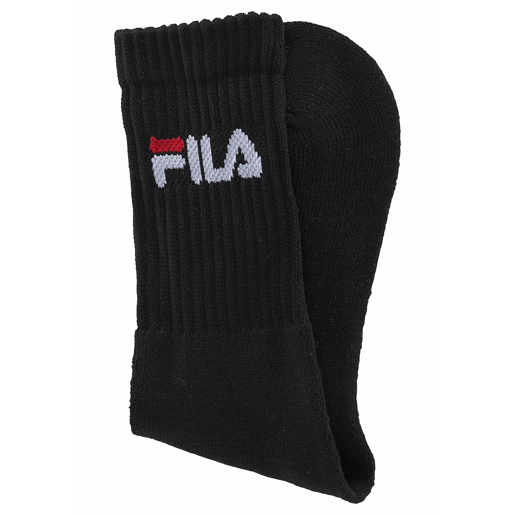 Fila Tennissocken, (3 Paar), mit verstärkten Belastungszonen