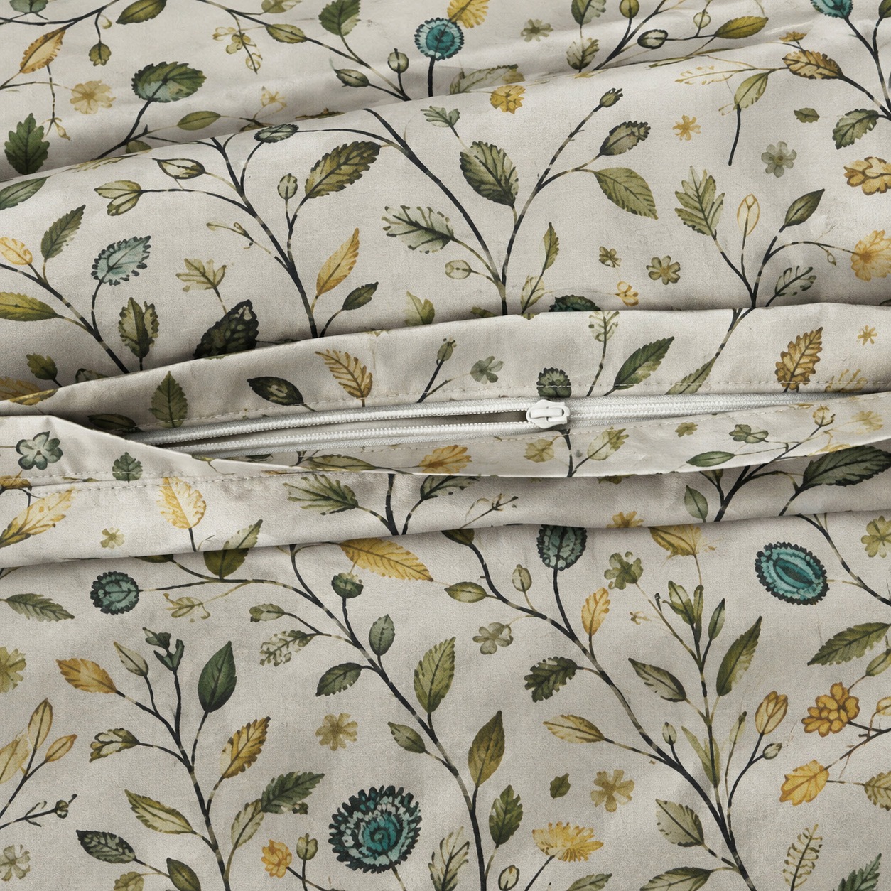 APELT Bettwäsche »Cecile« 2 Bettwäsche-Set mit Reißverschluss, Baumwoll-Satin, Digitaldruck