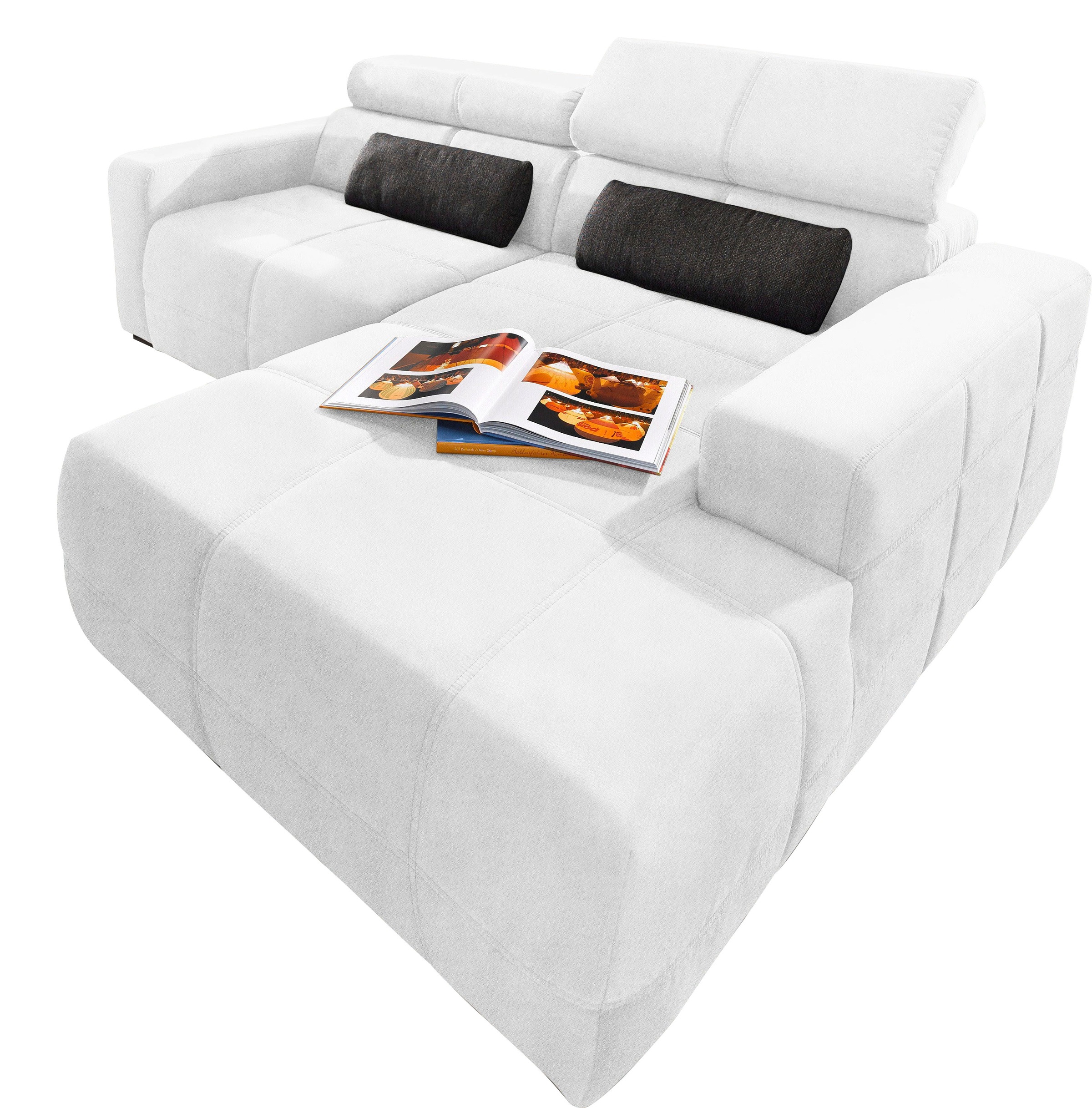 DOMO collection Ecksofa »Brandon Sitzbelastung 140 kg, kleine Ausführung B/ günstig online kaufen