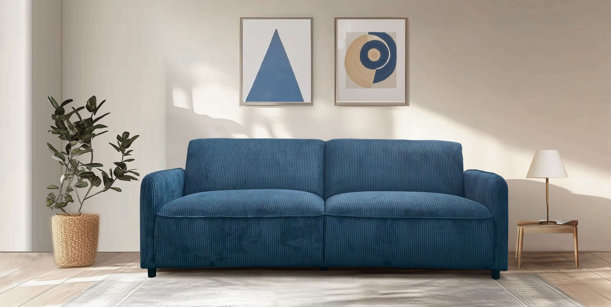Dorel Home 3-Sitzer »Alicia Schlafsofa 209 cm«, mit Bett-Funktion, Rückenlehne 2-teilig, 3-fach verstellbar, B: 209 cm