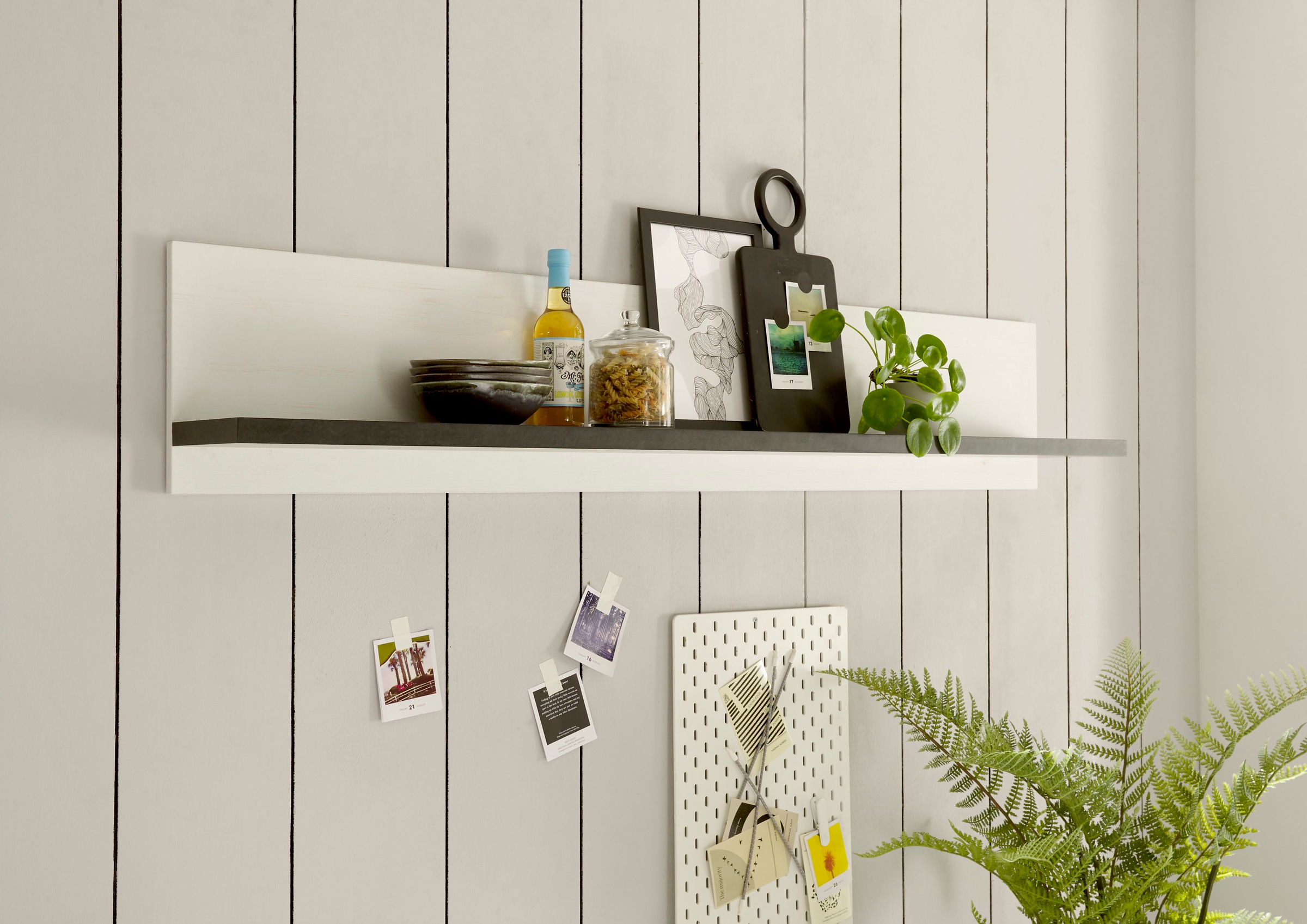 Home affaire Wandregal »Sherwood«, Breite 160 cm, in modernem Holz Dekor, 2 günstig online kaufen