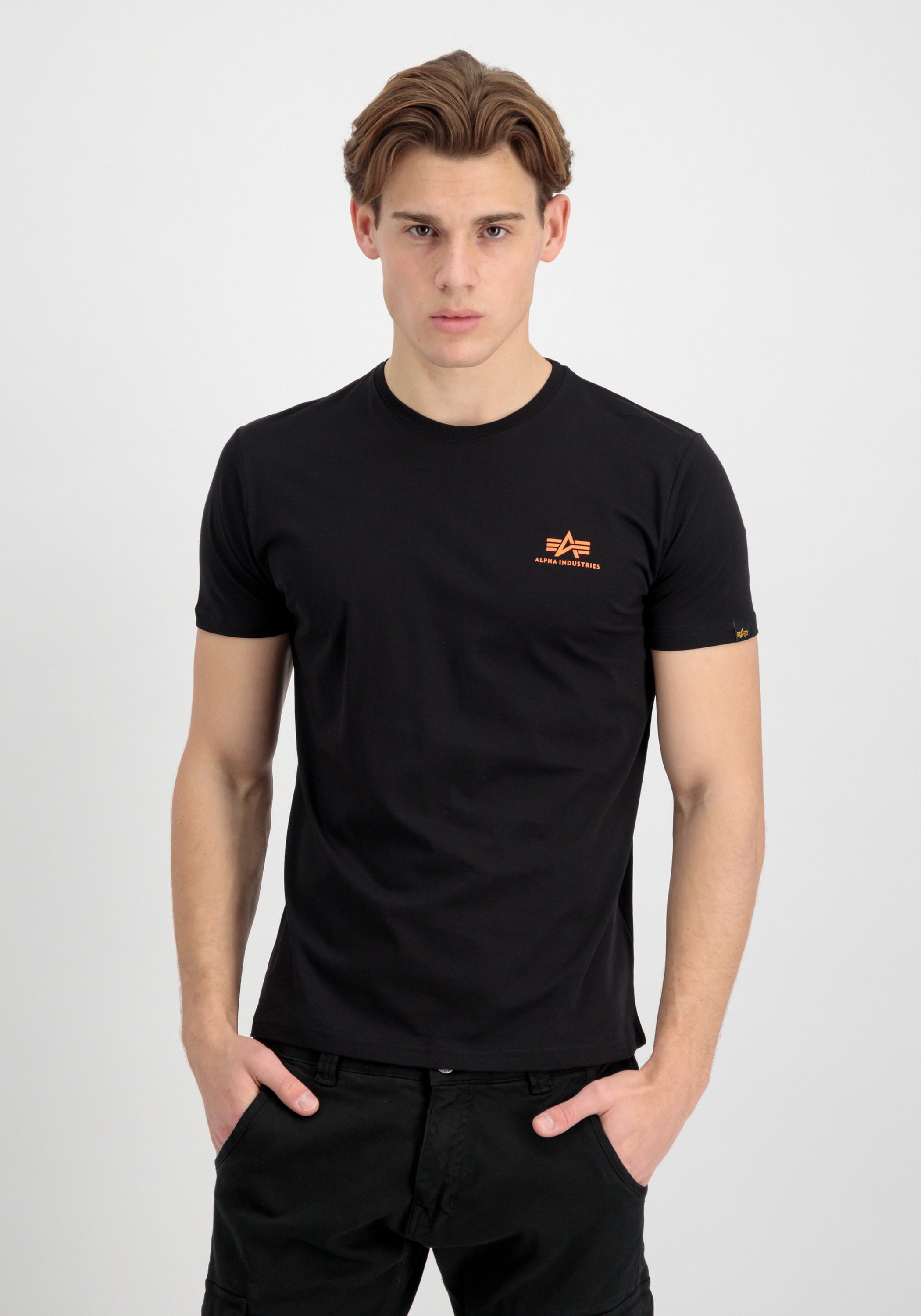 Alpha Industries T-Shirt »Alpha Industries Men - T-Shirts Backprint T Reflective Print«