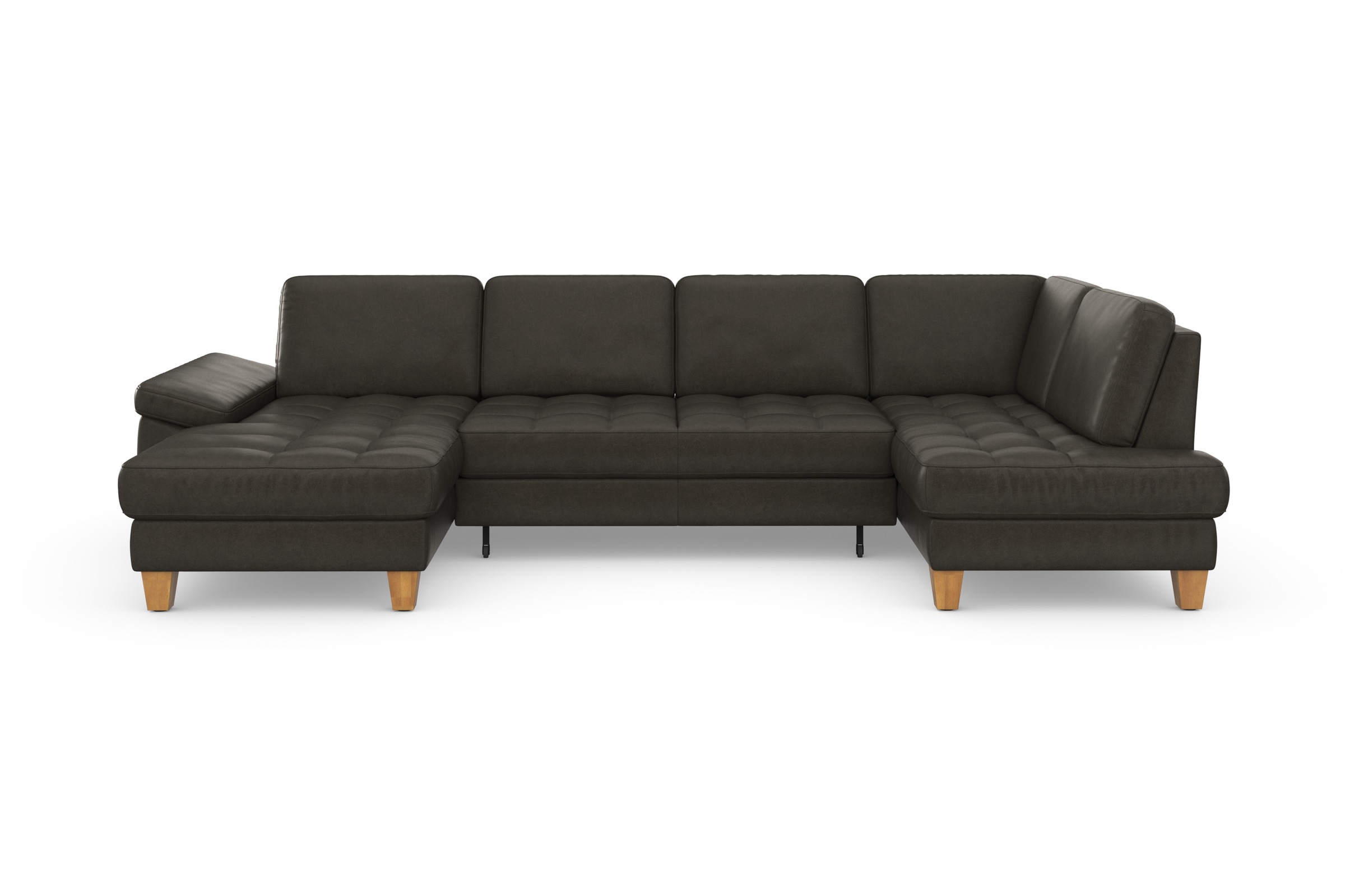 sit&more Wohnlandschaft »Westham U-Form«, wahlweise mit Bettfunktion, Bettkasten, Sitztiefenverstellung