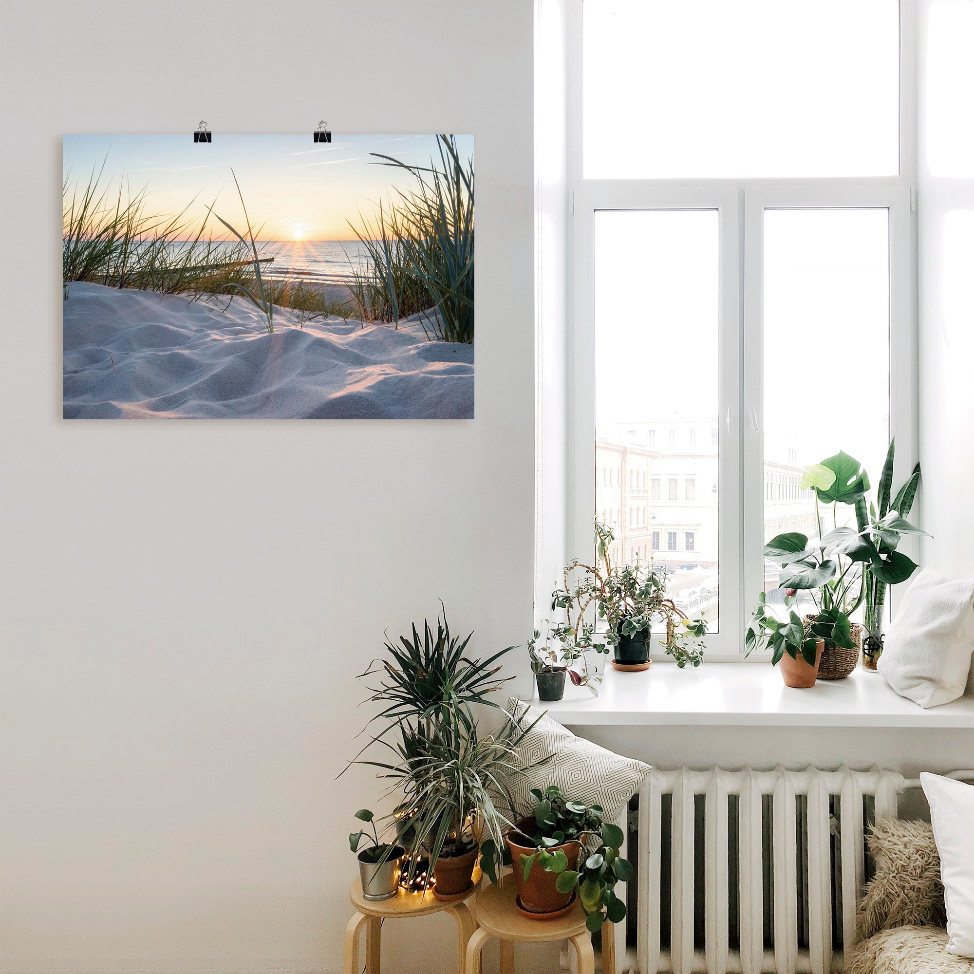 Artland Wandbild »Ostseestrand«, Strand, (1 St.), als Alubild, Outdoorbild, günstig online kaufen