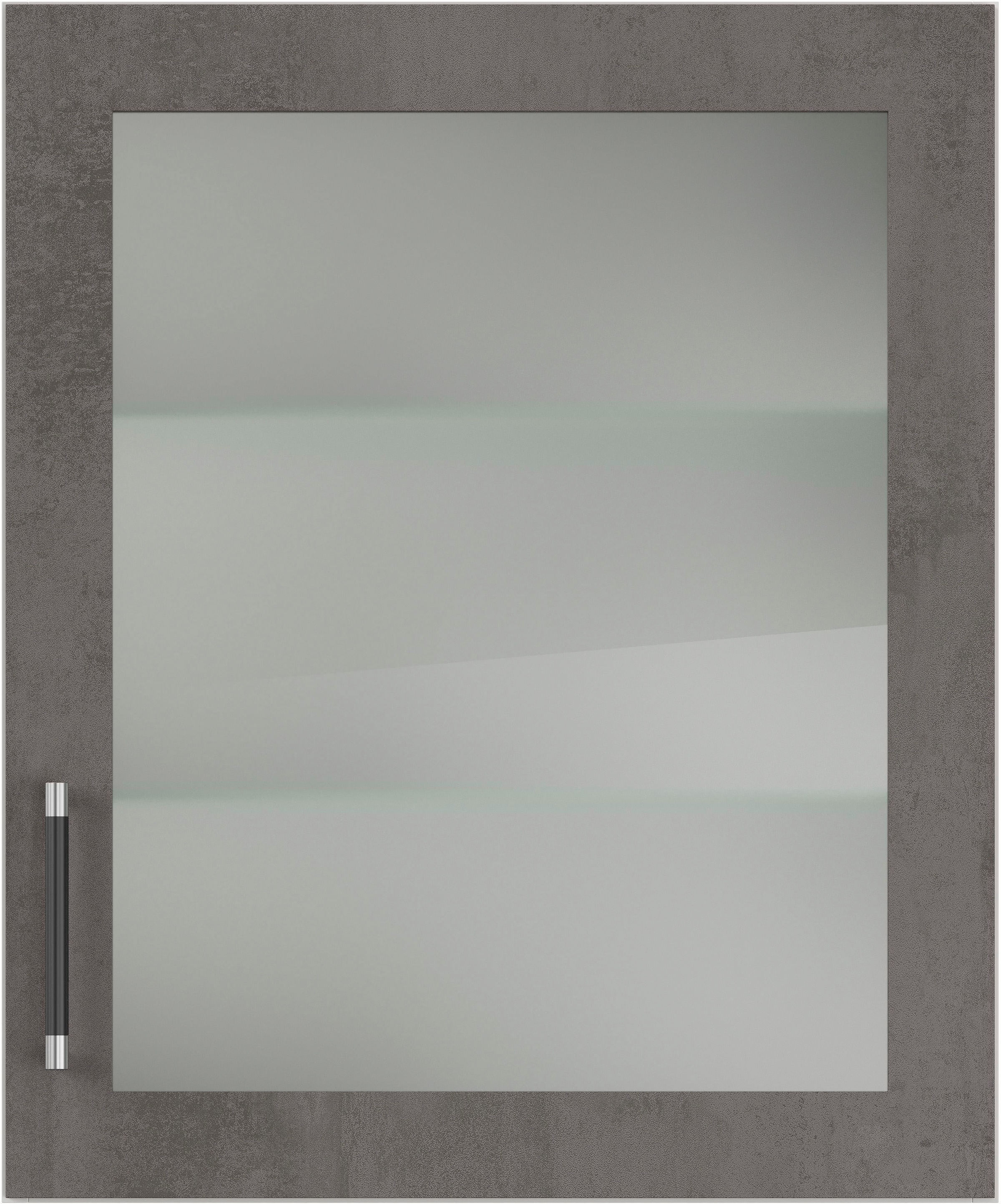 IMPULS KÜCHEN Glashängeschrank »"Prag", Breite/Höhe: 50 oder 60/72,3 cm«, vormontiert, mit Glasdrehtür, mit verstellbarem Glasfachboden