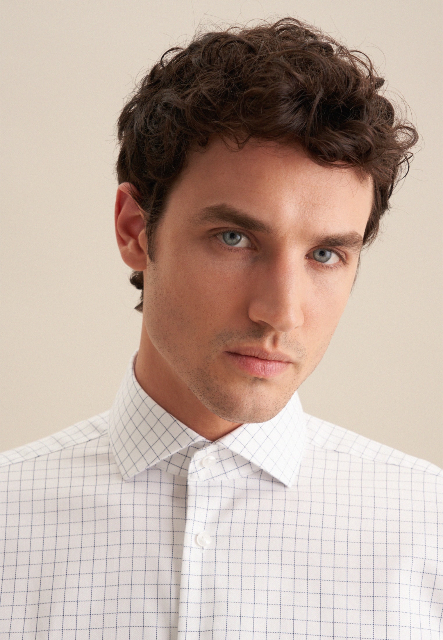 seidensticker Businesshemd »Regular« Regular 1/1 Kentkragen Karo