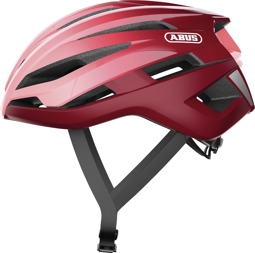ABUS Rennradhelm »STORMCHASER« bordeaux red