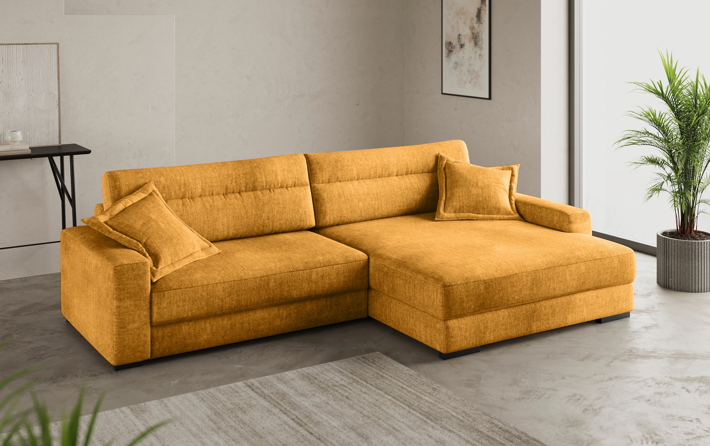 Mr. Couch Ecksofa »Marcello L-Form«, inklusive EasyBett und Bettkasten günstig online kaufen