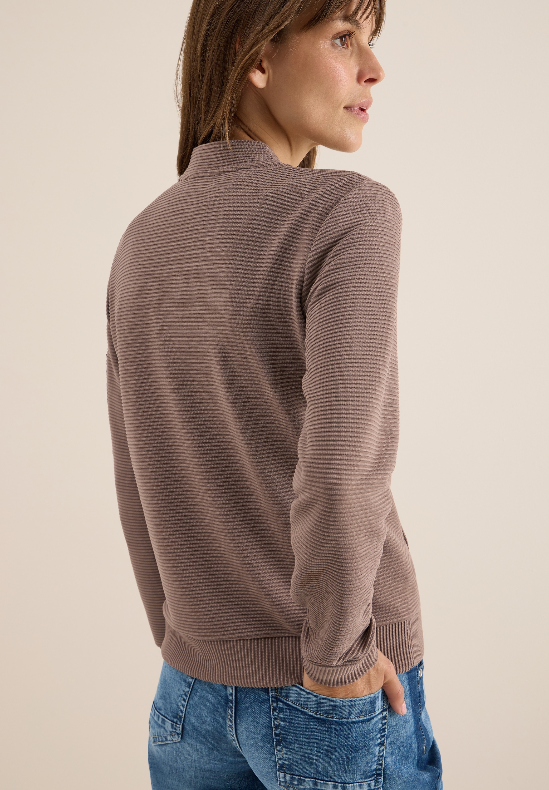 Cecil Blouson mit Reißverschluss, im Ottoman-Look