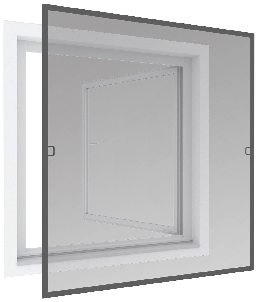 Windhager Insektenschutz-Fensterrahmen »Ultra Flat«, BxH: 100x120 cm