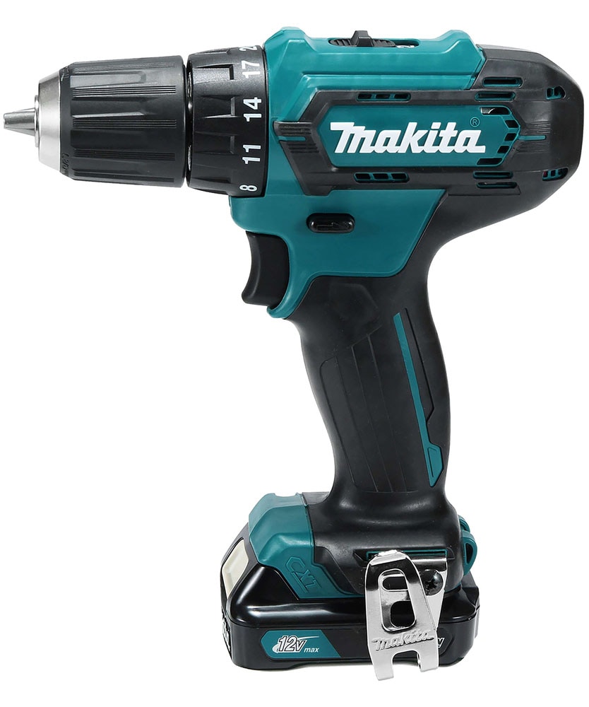 Makita Akku-Bohrschrauber »DF333DSAE«, mit 2 Akkus 12V/2,0 Ah, Ladegerät und Koffer