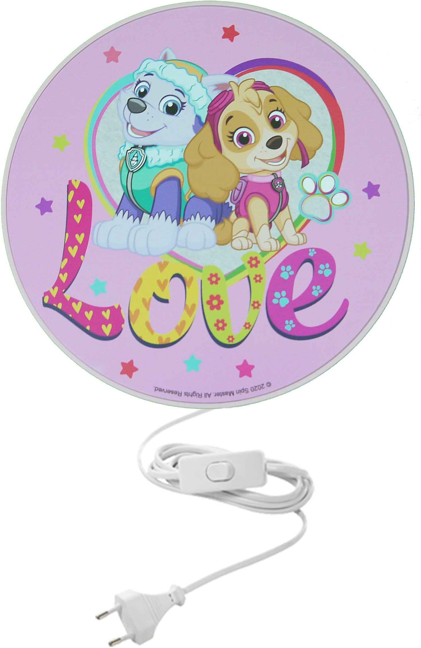niermann Wandleuchte »Pawsitive Pups«, 1 flammig, Leuchtmittel E14 | ohne Leuchtmittel, Wandleuchte Paw Patrol - Pawsitive Pups
