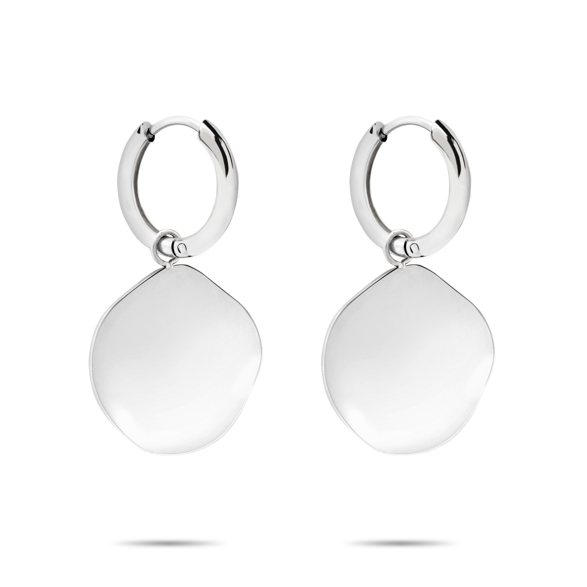 Liebeskind Berlin Paar Creolen »Schmuck Geschenk Edelstahl Ohrringe The Organic Treasure«, Einhänger abnehmbar