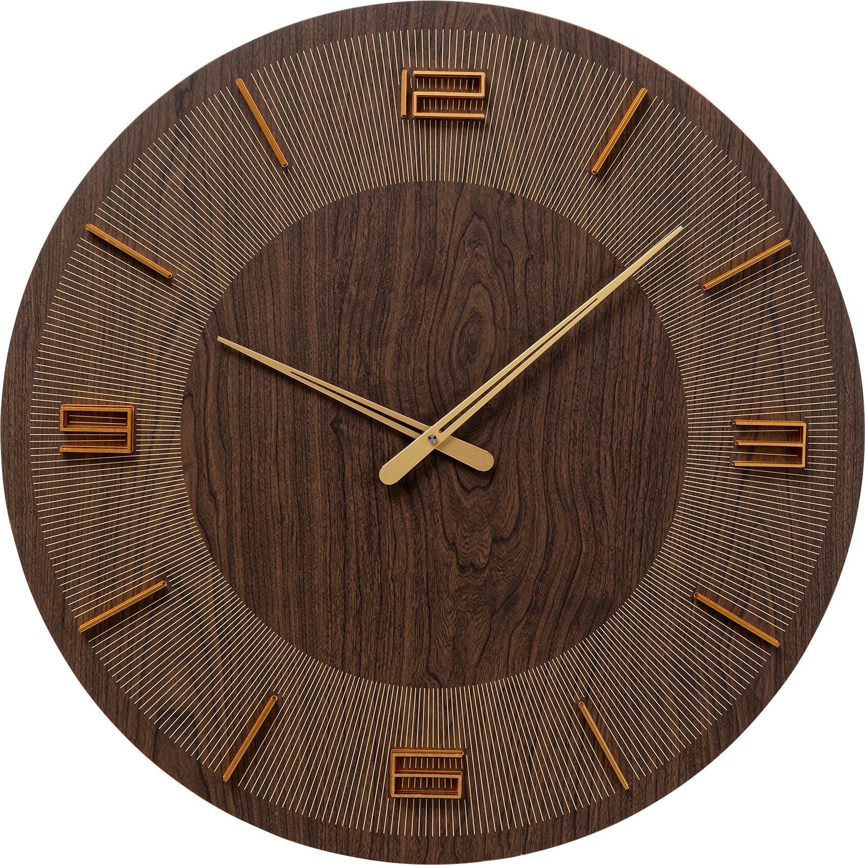 Kare Design Wanduhr »Wanduhr Levi Braun Ø60cm« günstig online kaufen