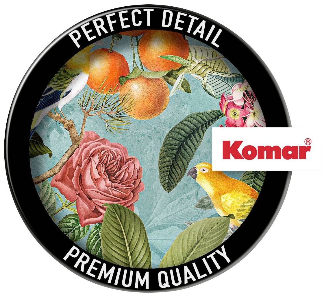 Komar Vliestapete »Digitaldruck Vlies - Birds and Berries - Größe 200 x 250 cm«, bedruckt, Wohnzimmer, Schlafzimmer