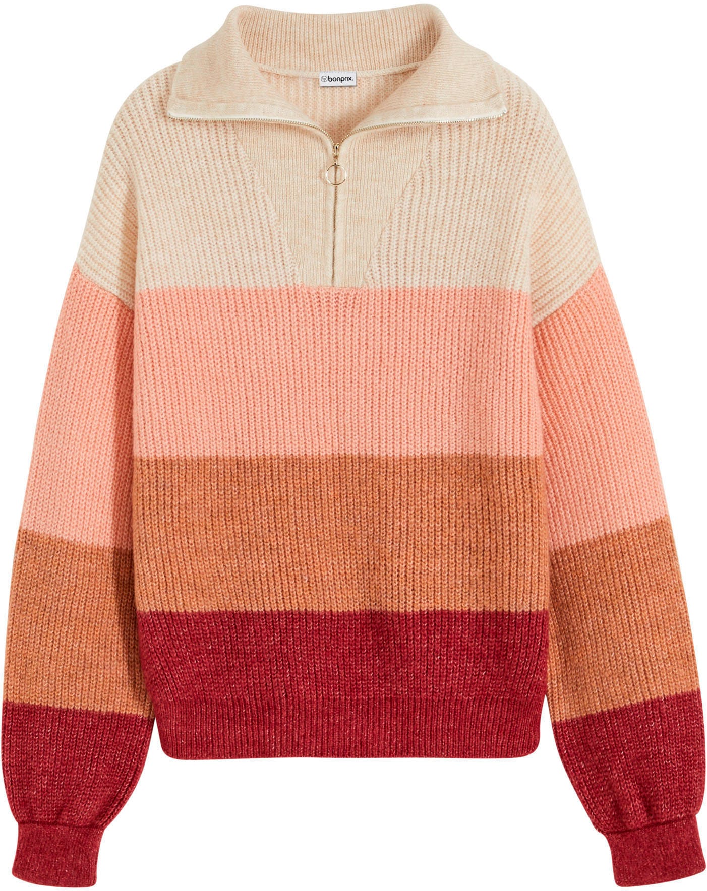 bonprix Troyer mit Umlegekragen, Oversize Passform