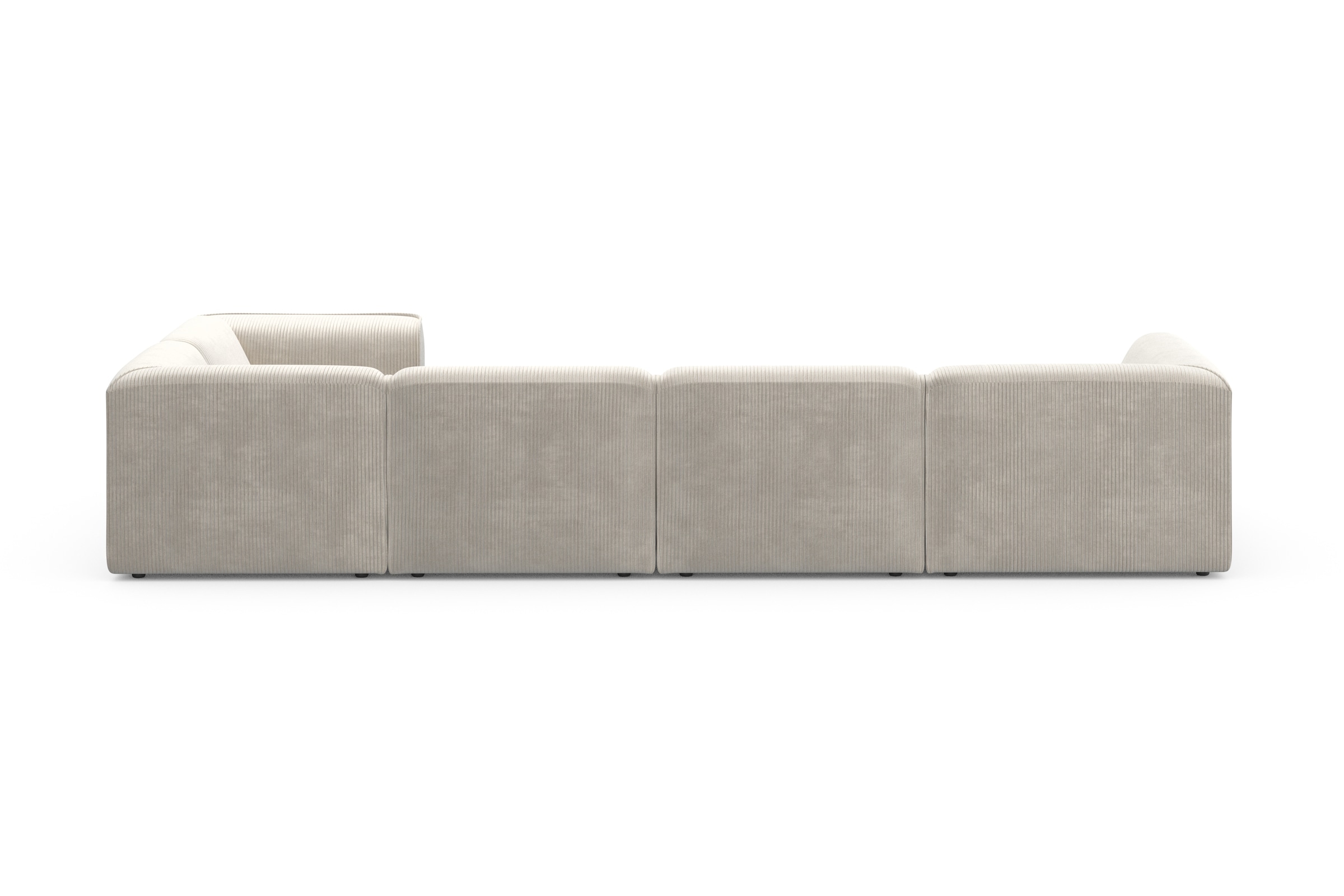 RAUM.ID Wohnlandschaft »Merid U-Form, jederzeit durch Module erweiterbar, B/T/H: 367/206/70 cm«, als Modul oder separat verwendbar, für individuelle Zusammenstellung