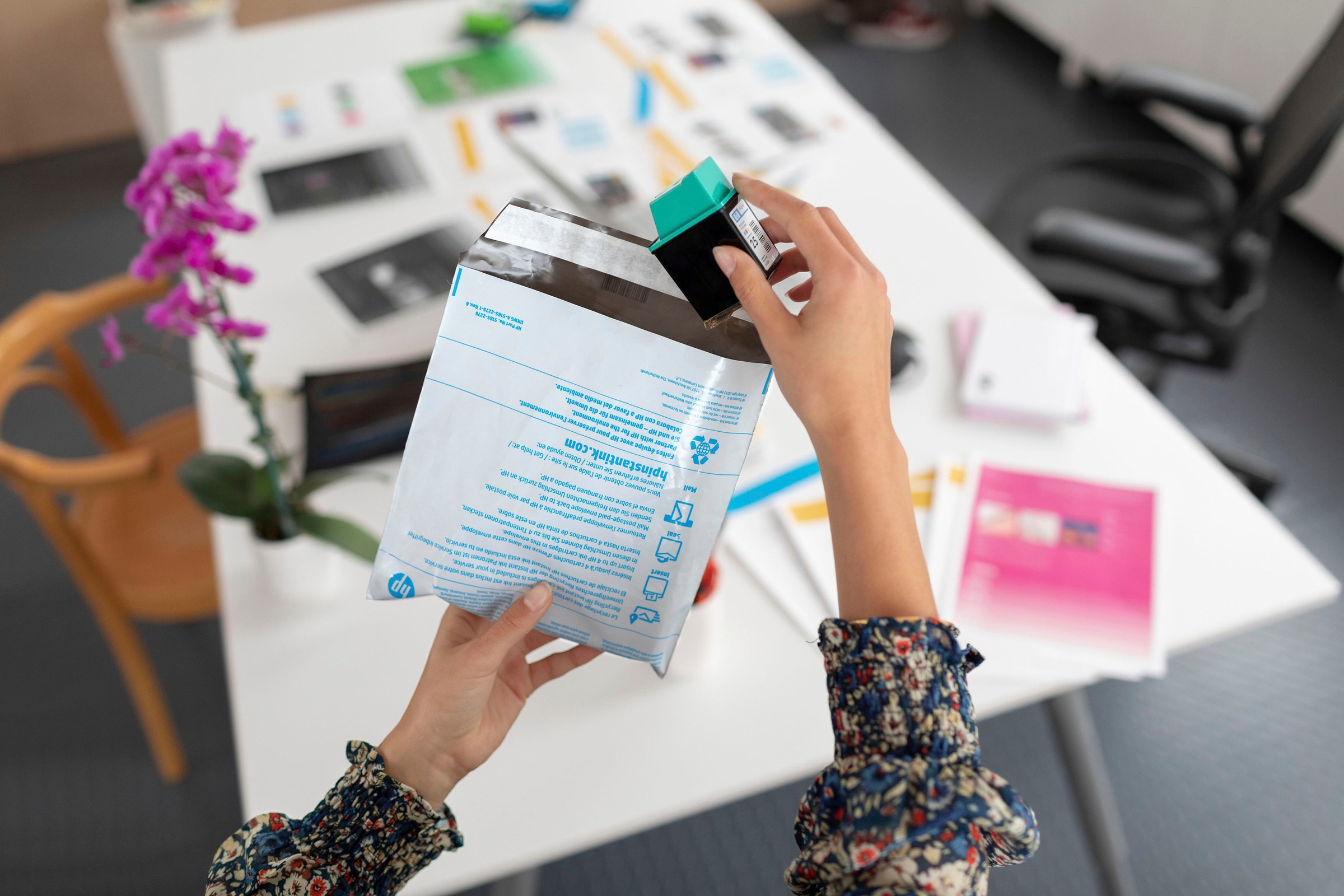 HP Nachfülltinte »903 4er-Pack«, für HP, original HP Farbpatrone, Instant Ink, cyan/magenta/yellow/schwarz